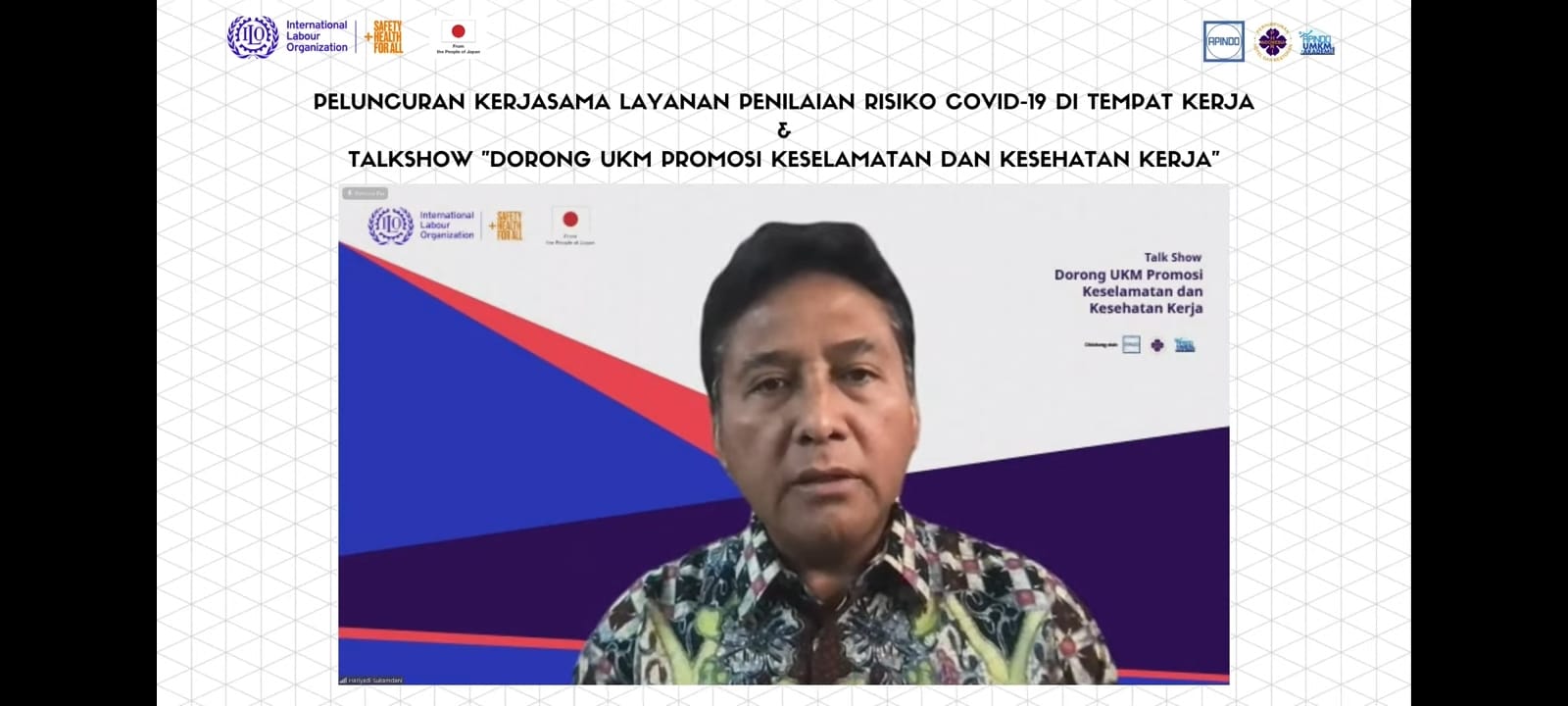 Tingkatkan Pencegahan Covid-19 di Tempat kerja, ILO Gandeng PHRI dan Apindo 