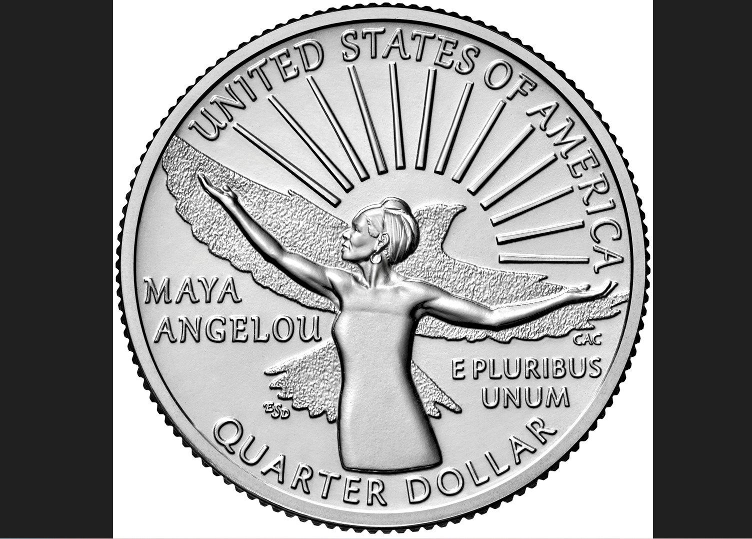 Koin Amerika Serikat bergambar Maya Angelou