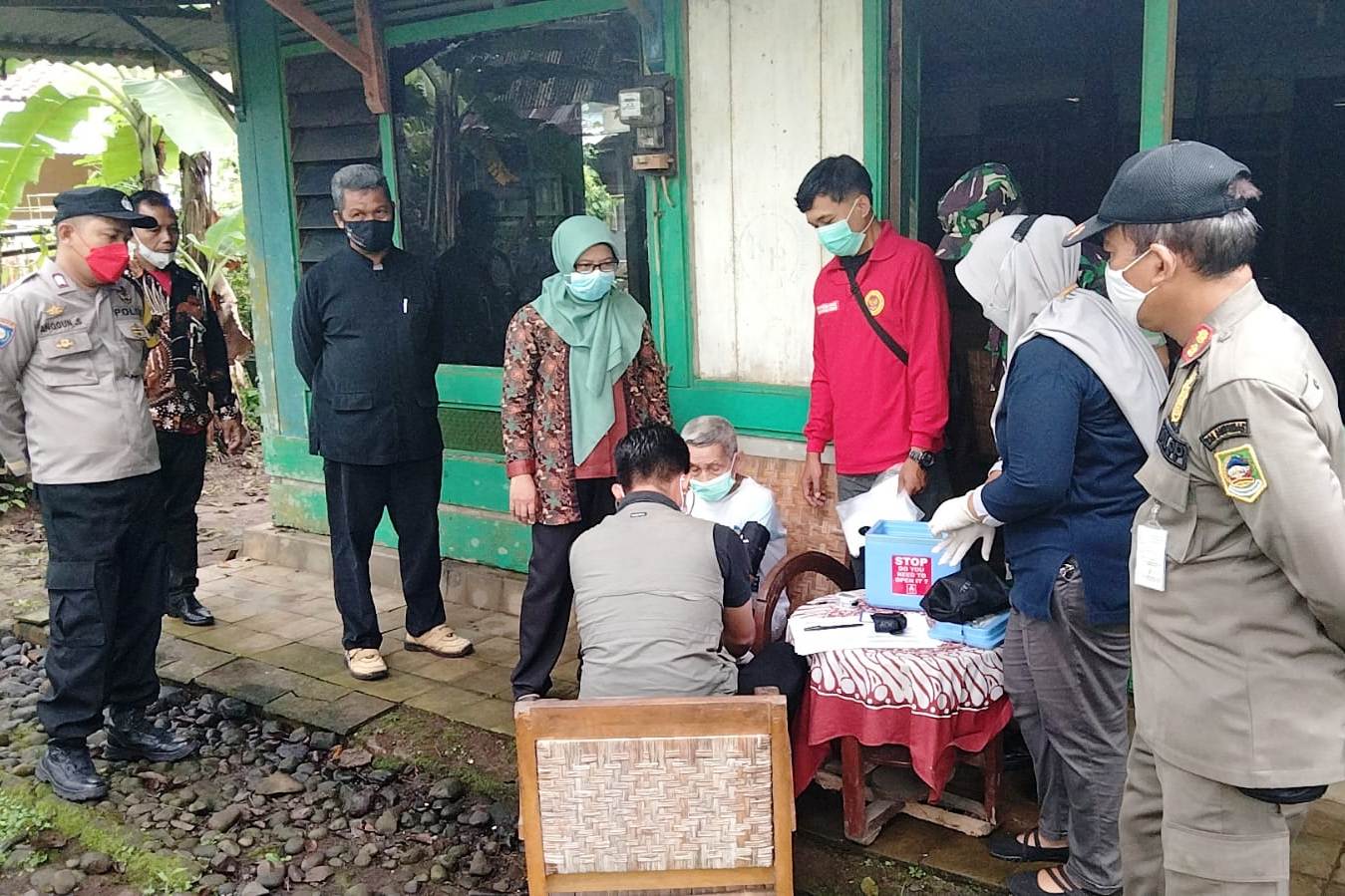 Binda Jateng gelar vaksinasi di Desa Somakaton, Kecamatan Somagede, Banyumas.