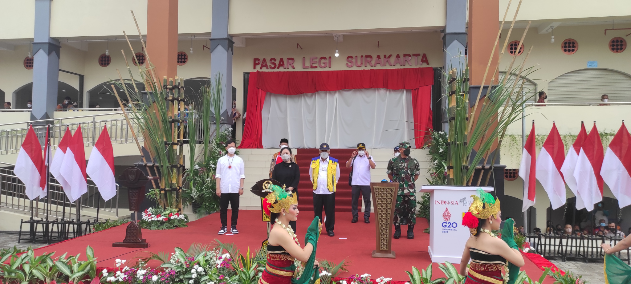 Peresmian Pasar Legi Surakarta, Jawa Tengah
