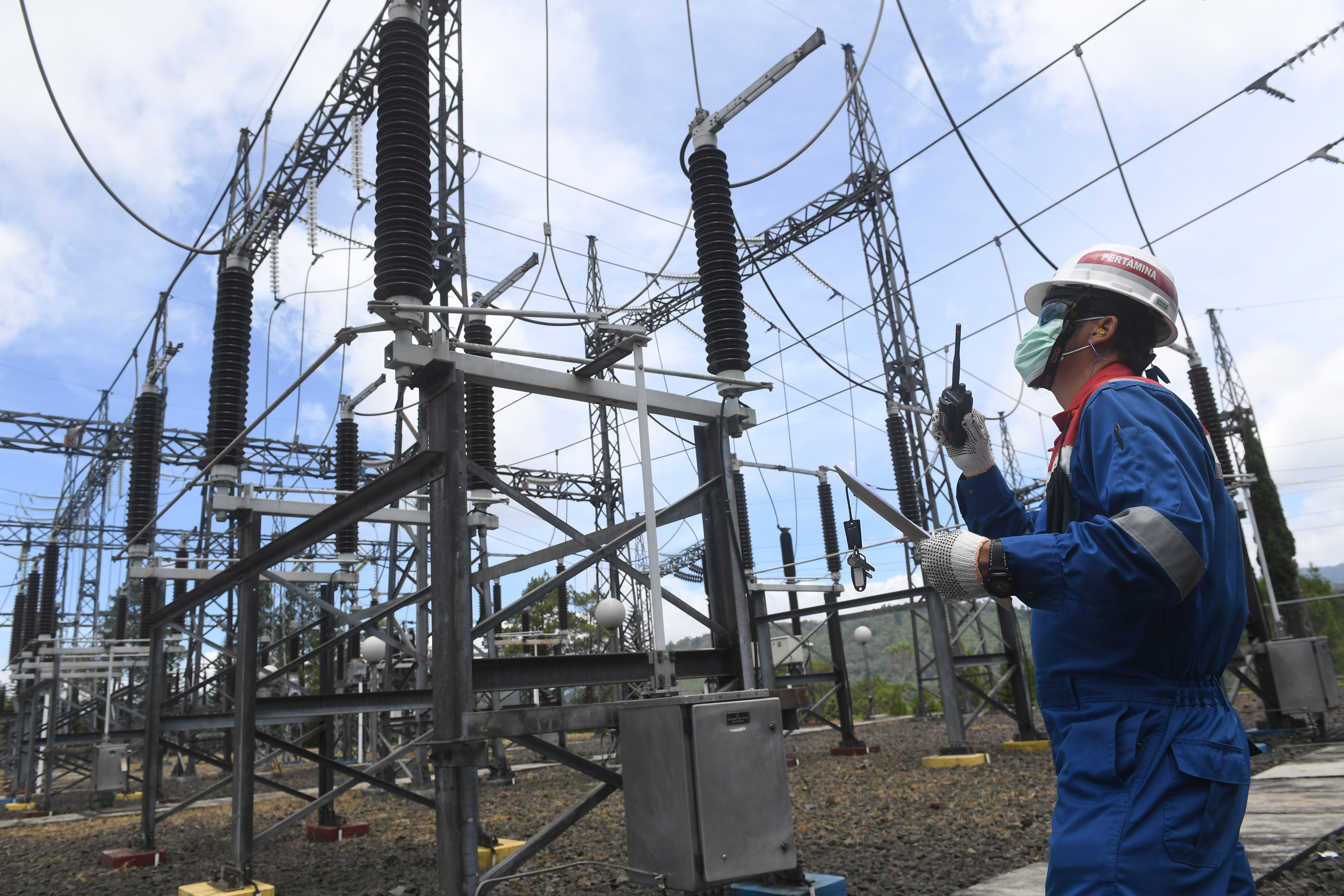 PLTP Kamojang di Garut, Jawa Barat, salah satu upaya PLN mengurangi gas rumah kaca di Indonesia