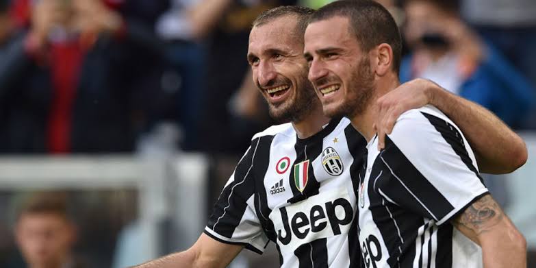 Leonardo Bonucci dan Giorgio Chiellini