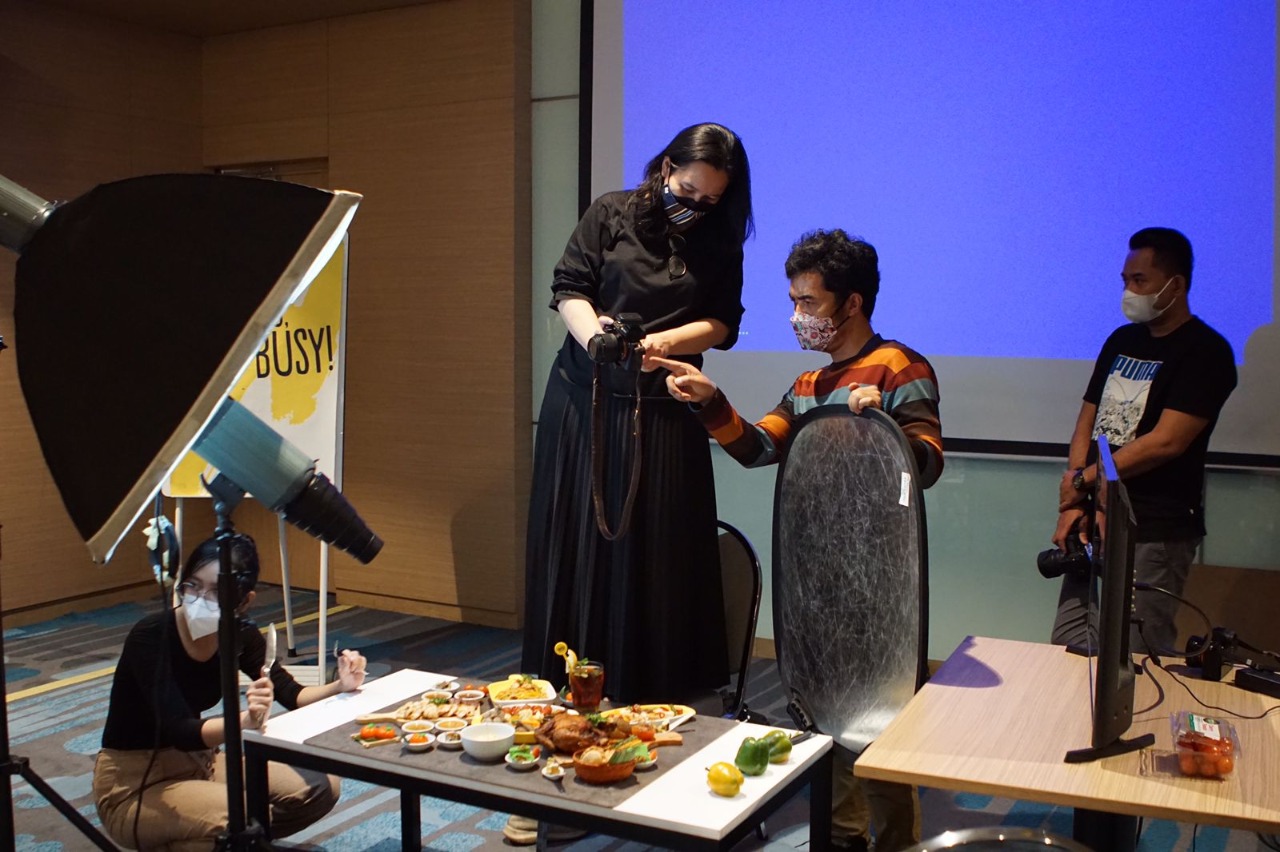 Pelatihan food photography di Yello Hotel Bandung