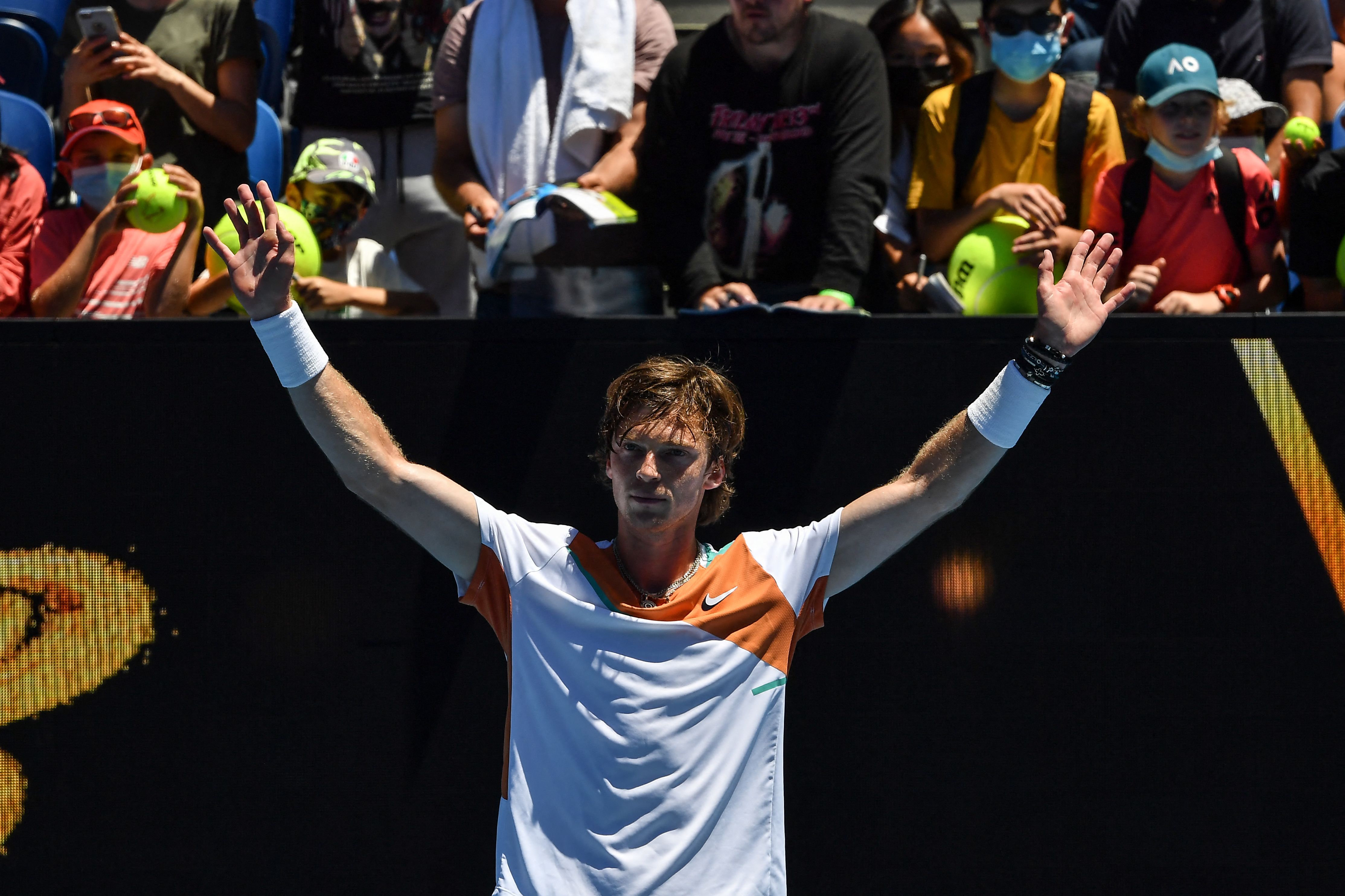 Petenis Rusia Andrey Rublev 