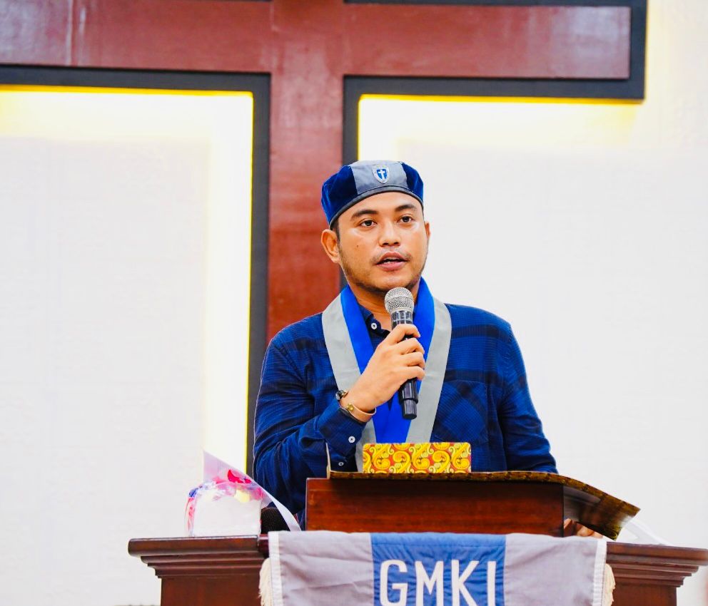 Ketua Umum Pengurus Pusat Gerakan Mahasiswa Kristen Indonesia (GMKI), Jefri Gultom.