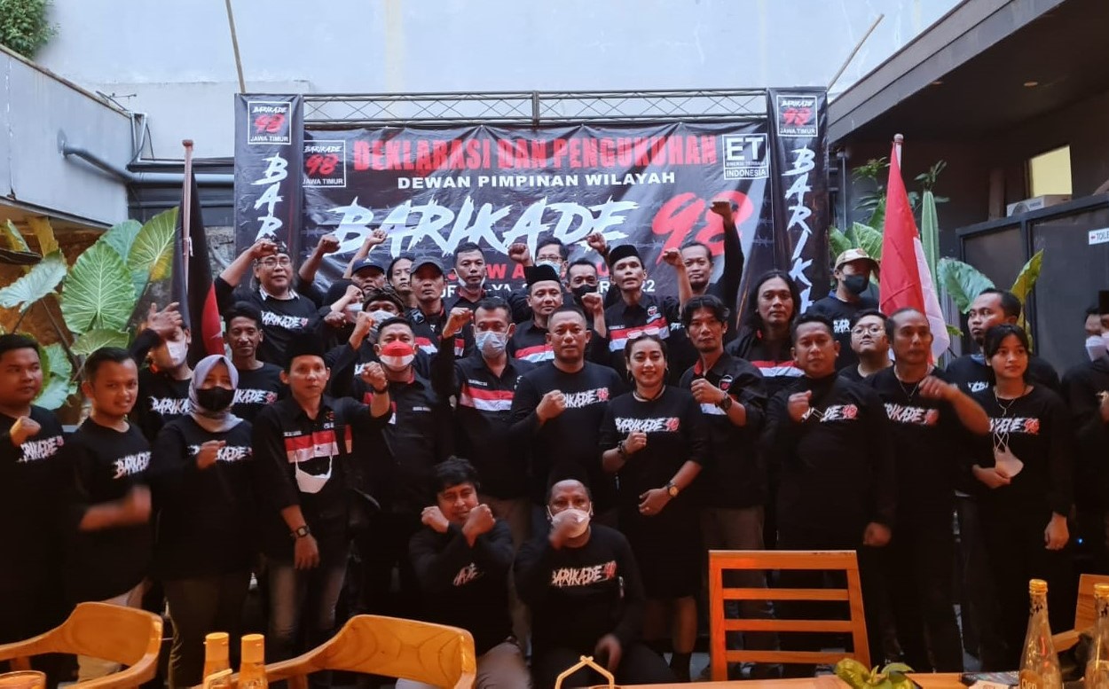Barikade 98 Jatim Dukung Erick Thohir Jadi Capres 2024