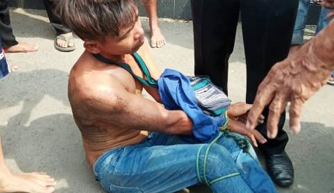 Polisi Tembak Begal Lapangan Gajah Mada Medan Baru