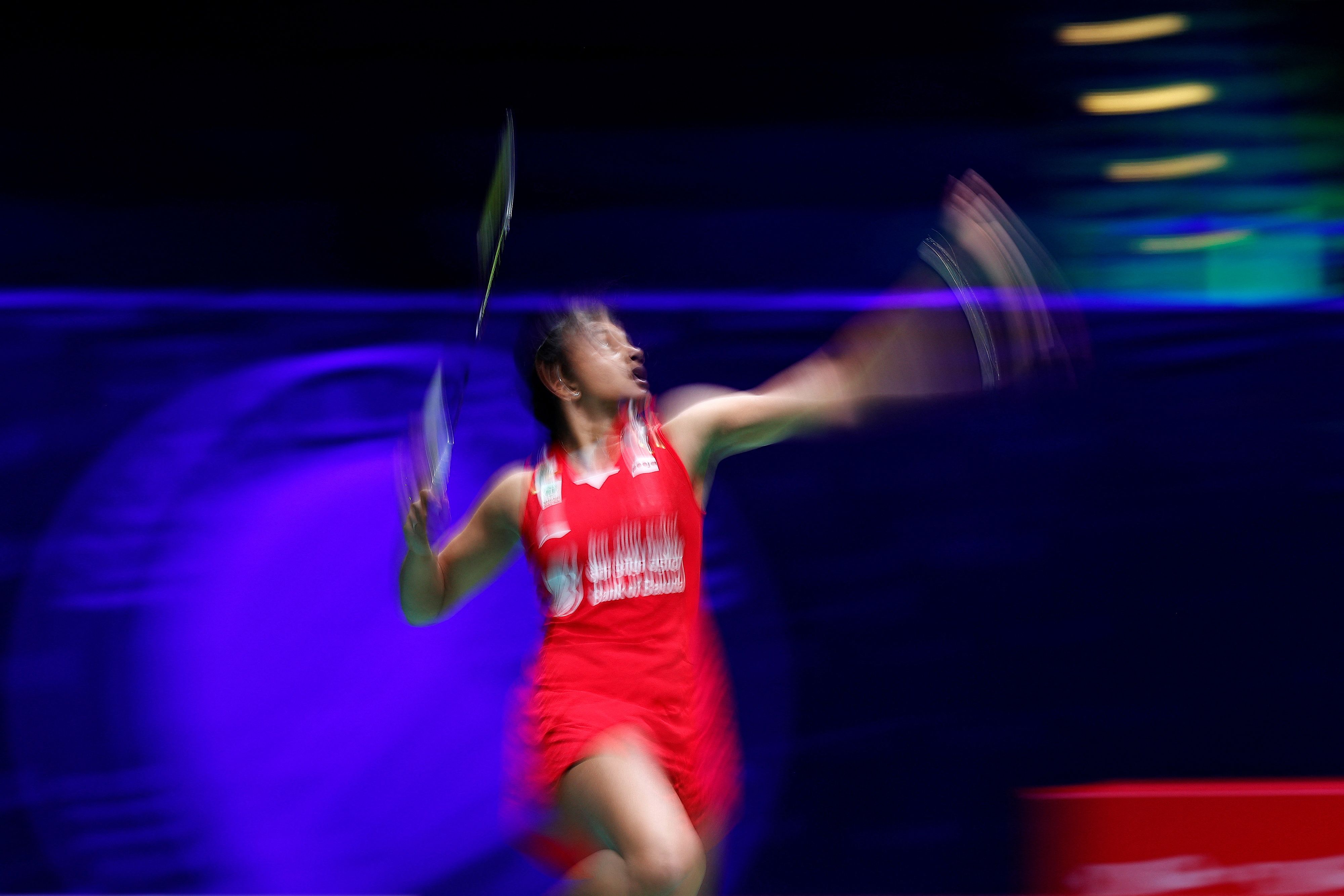 Ilustrasi: Pemain bulutangkin putri India Sindhu V Pusarla saat bertanding di India Open 2022.