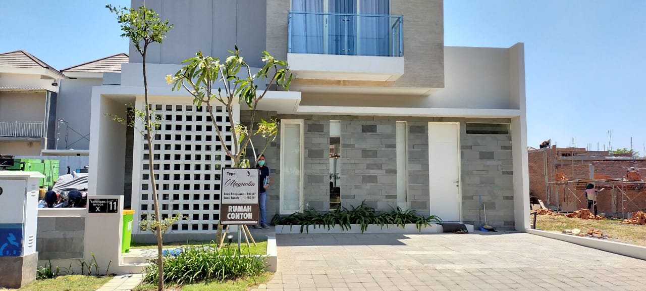 Rumah contoh perumahan premium di Sidoarjo, Jawa Timur