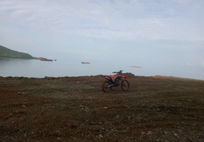 Ilustrasi laut reklamasi.