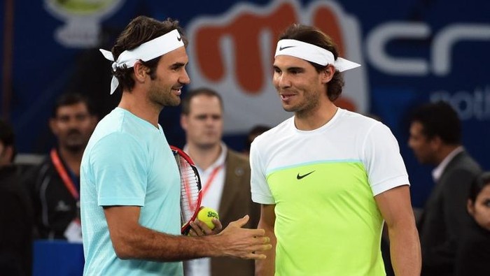 Roger Federer dan Rafael Nadal