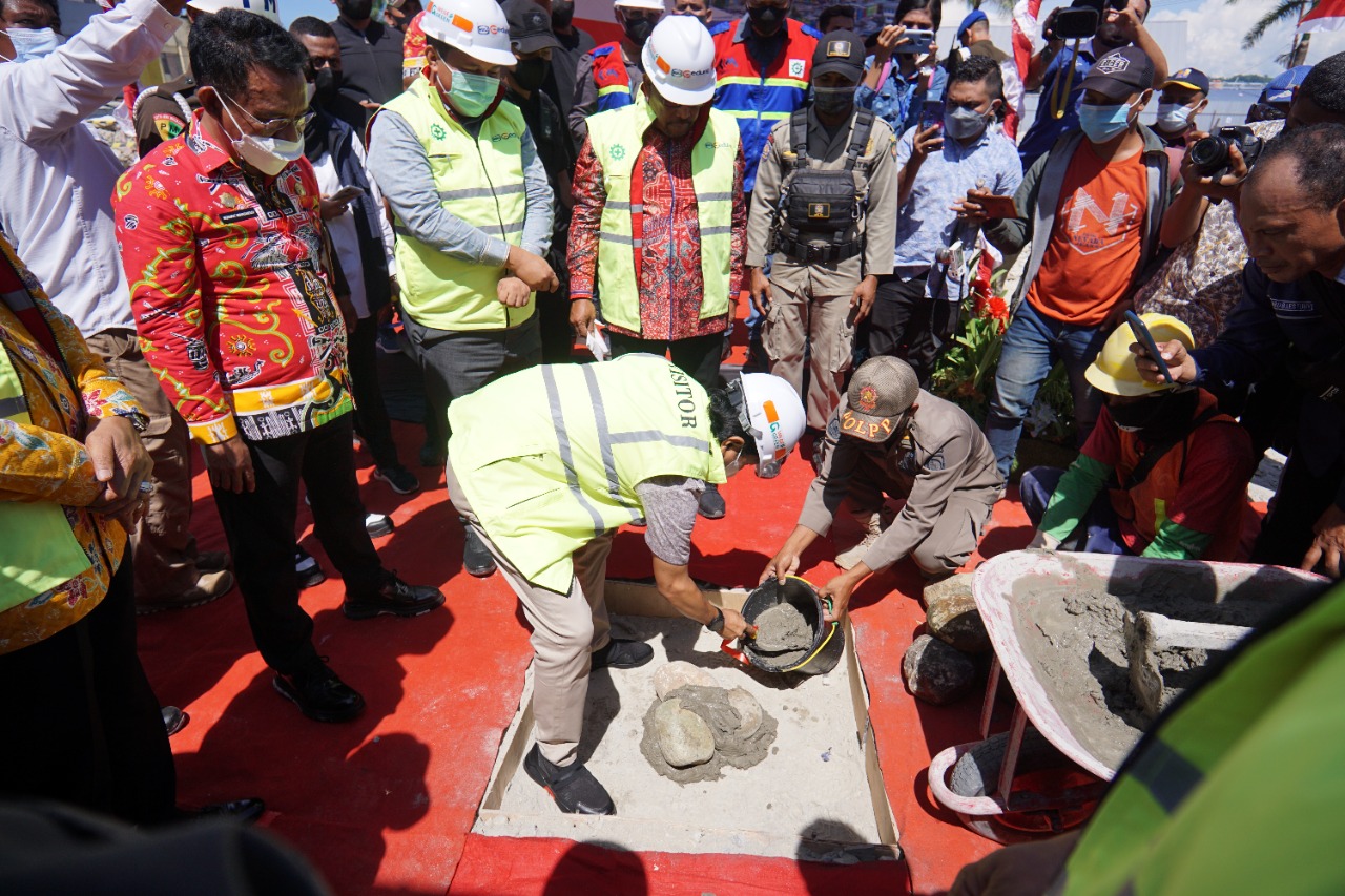 Groundbreaking Pasar Mardika Ambon