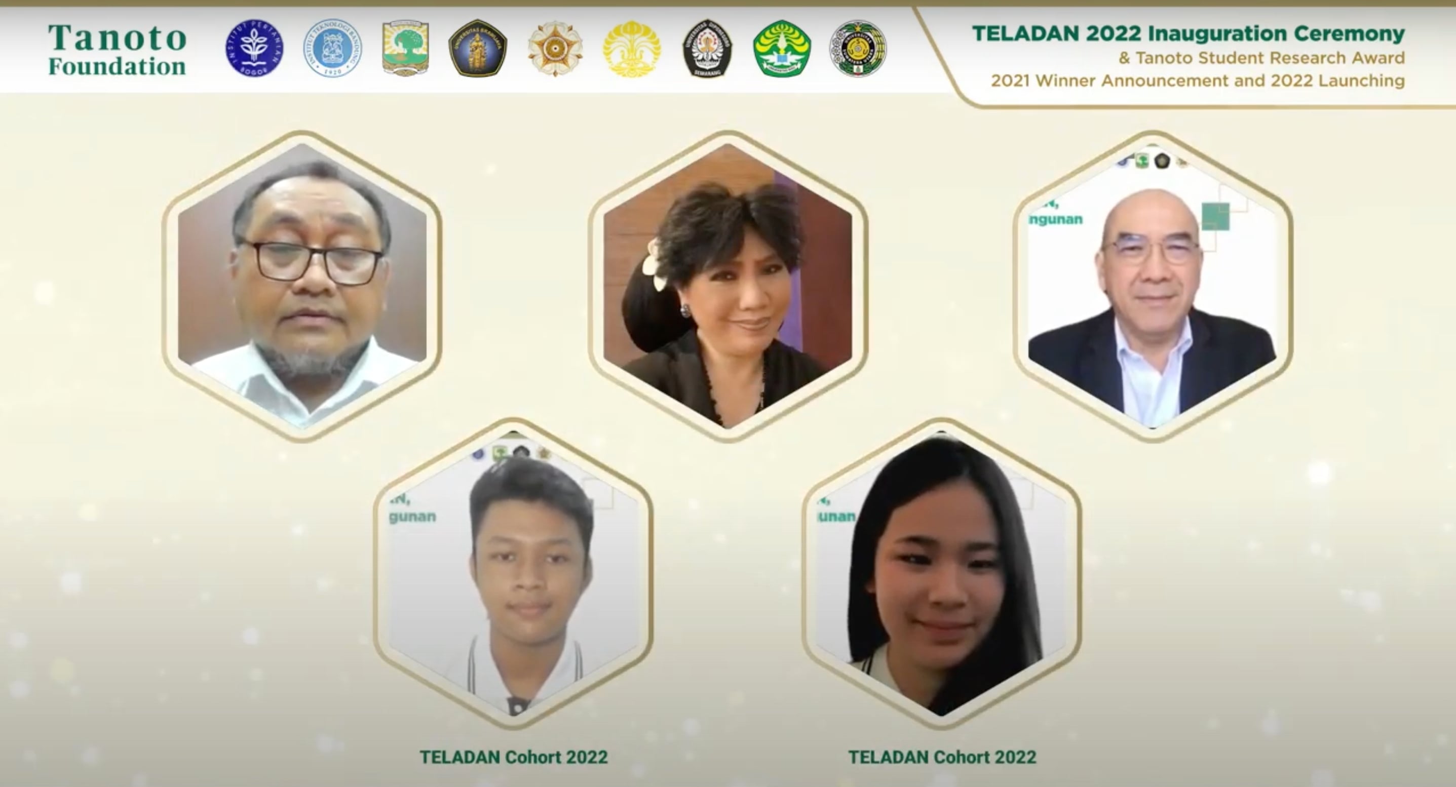Inagurasi penerima beasisiwa TELADAN dari Tanoto Fpundation