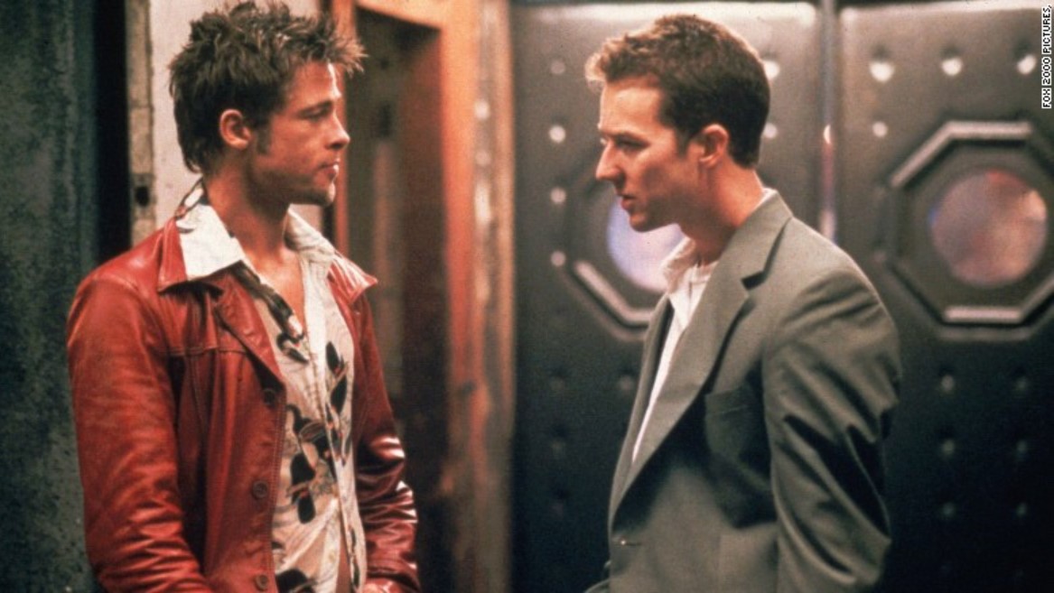 Cuplikan adegan dari film Fight Club