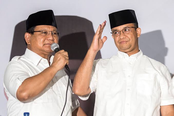Menhan Prabowo Subianto dan Gubernur DKI Jakarta Anies Baswedan