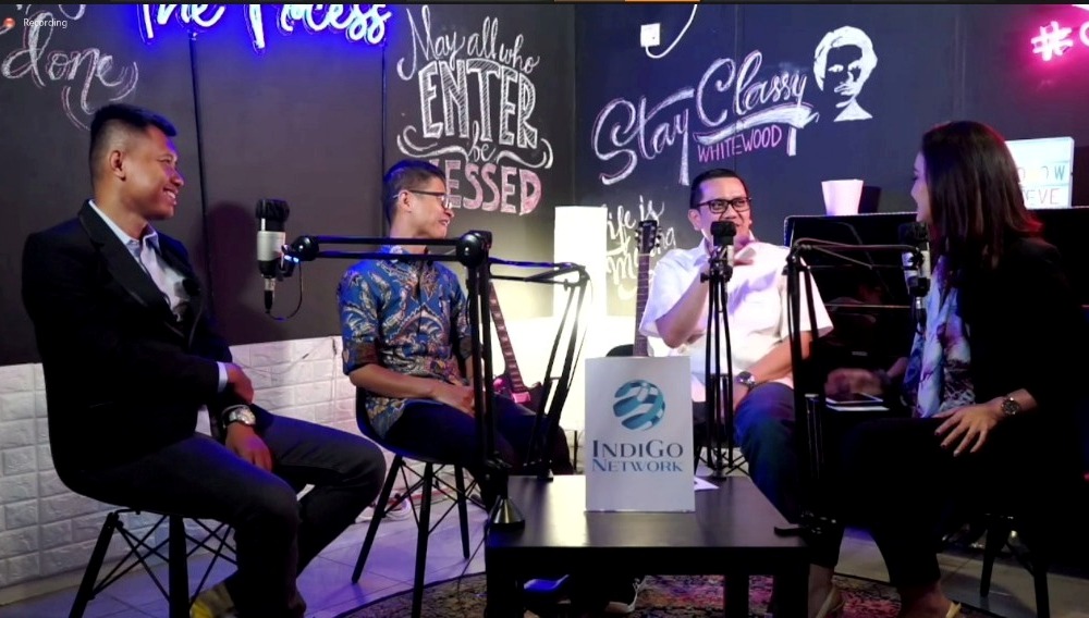 Webinar dengan tema 'Menerawang Model Pemimpin Untuk Indonesia 2024' yang digelar Indigo Network, pada Kamis (13/1),