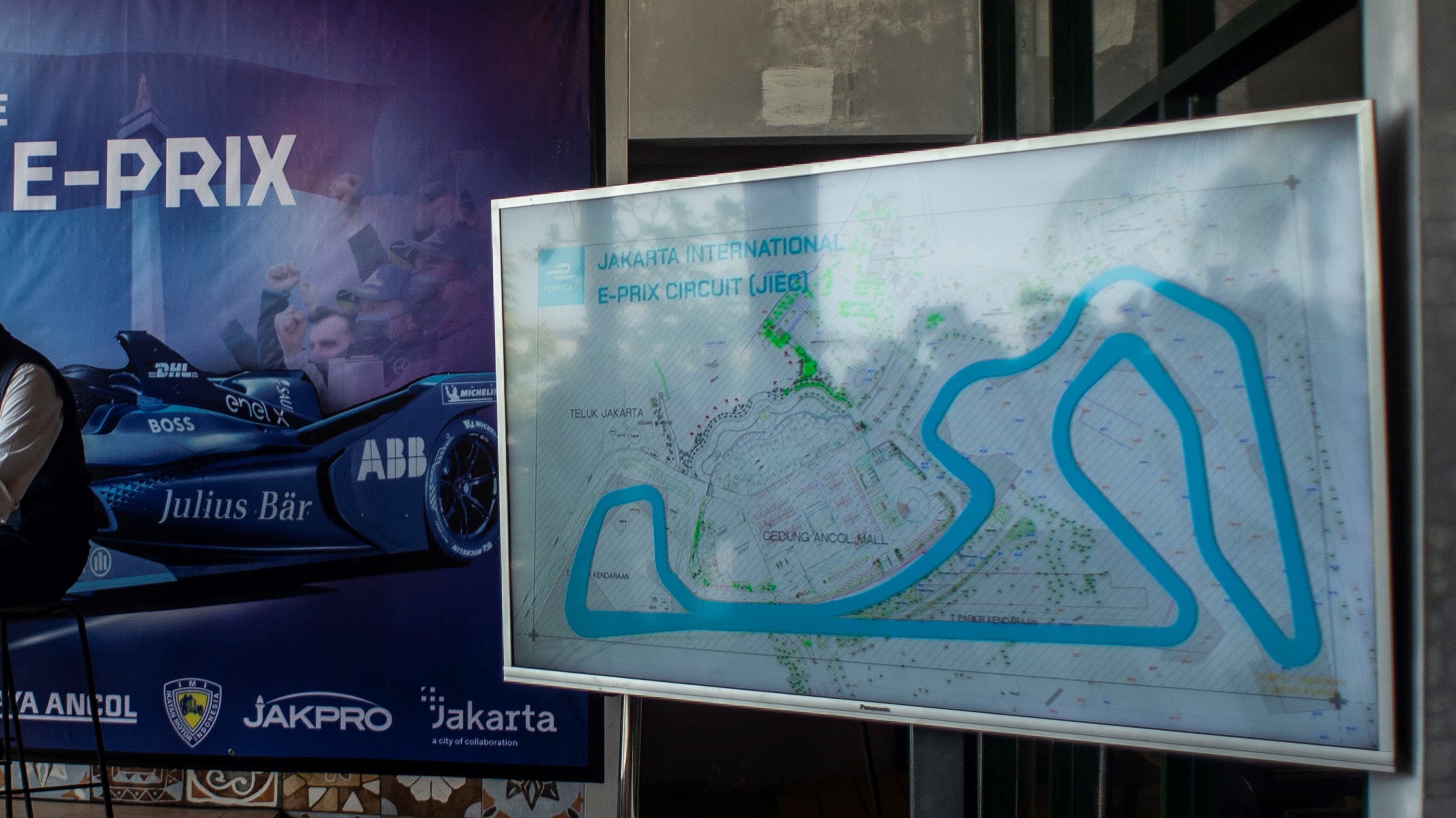 Rancangan sirkuit Formula-e di kawasan Taman Impian Jaya Ancol