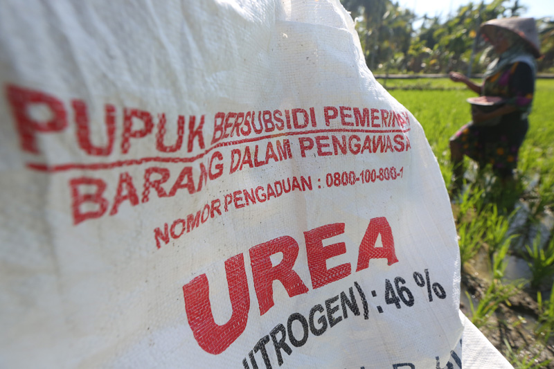  Penggunaan pupuk bersubdisi