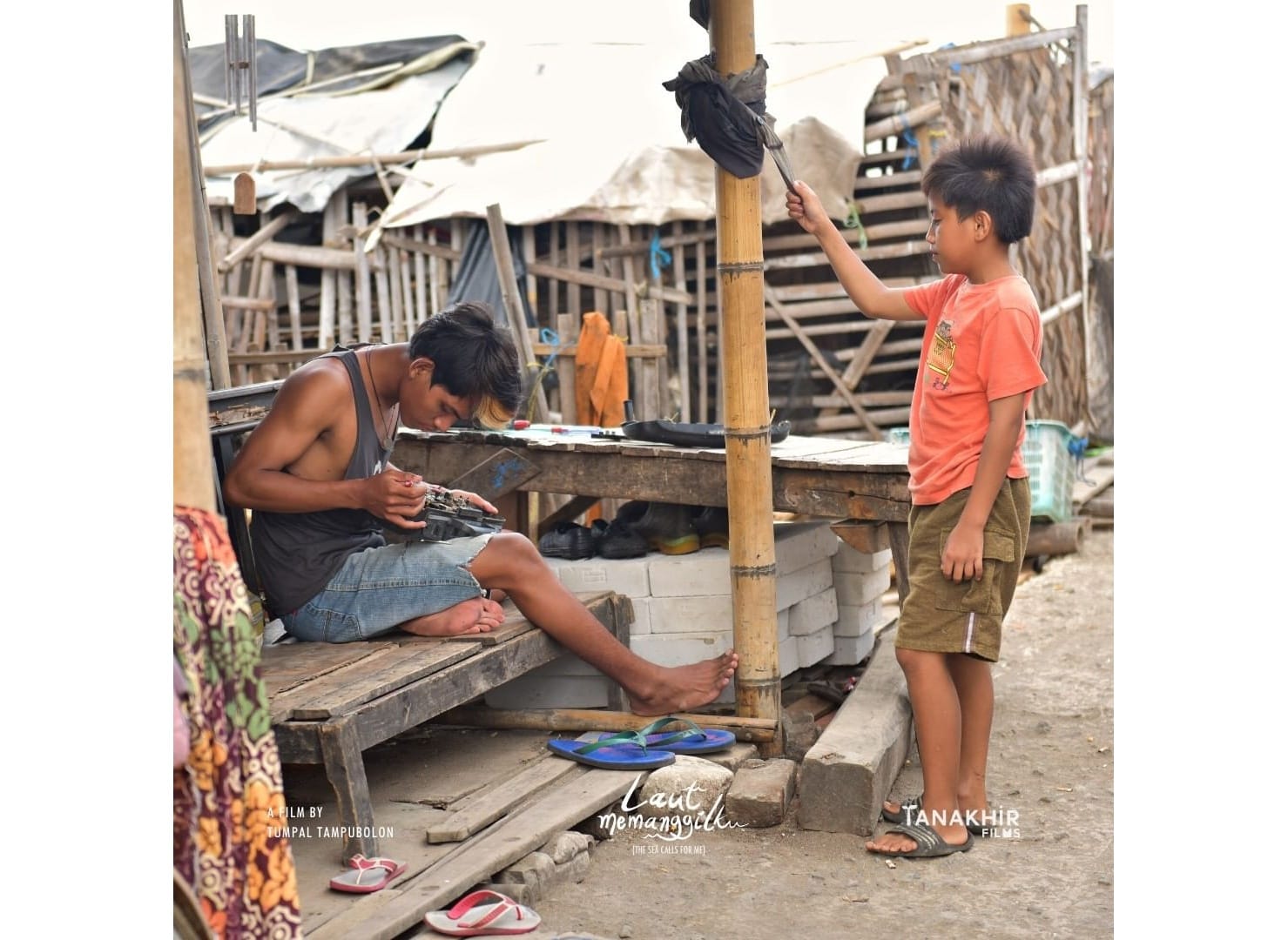 Salah satu adegan dalam film Laut Memanggilku. 