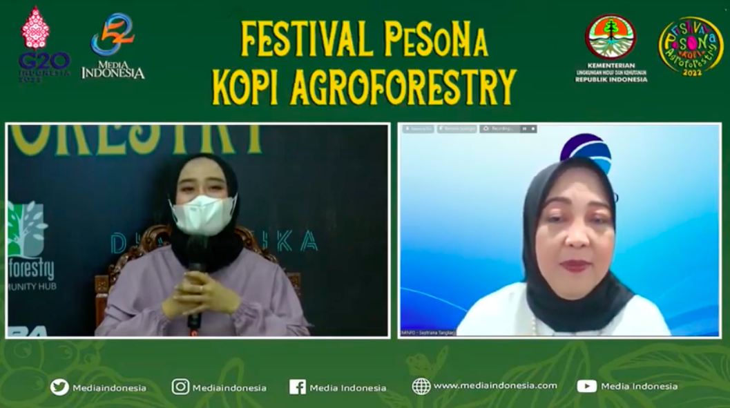 Nunggu Sunset: Festival Pesona Kopi Agroforestry bertema Strategi Digital Mendukung Kopi ke Pasar Global secara daring, Rabu (26/1).