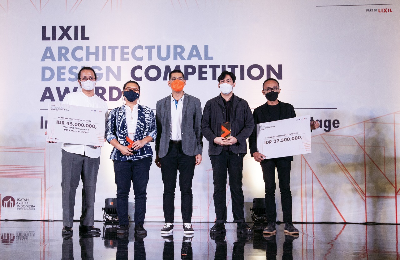 Acara pengumuman kompetisi Lixil Architectural Design Competition 2021. 