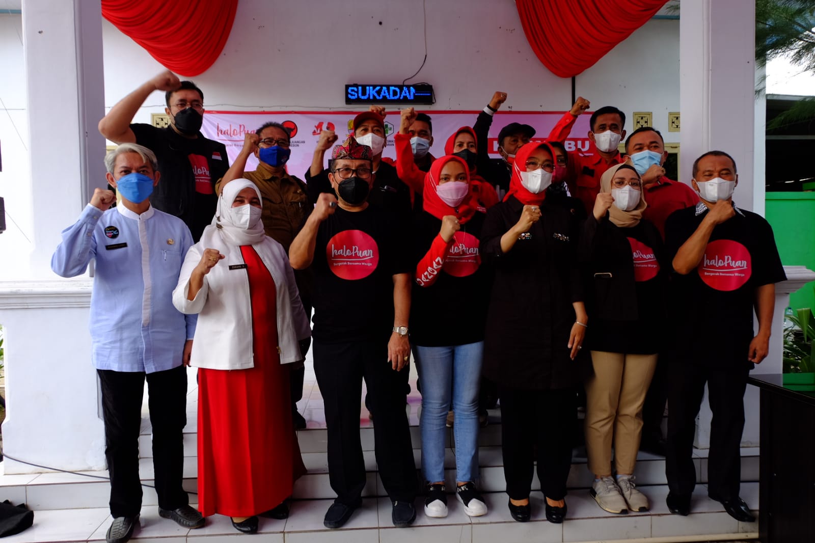 Kegiatan Gerakan Melawan Stunting yang dilakukan sukarelawan HaloPuan di di Desa Sukadana, Kecamatan Pabuaran, Kabupaten Cirebon, Jabar.