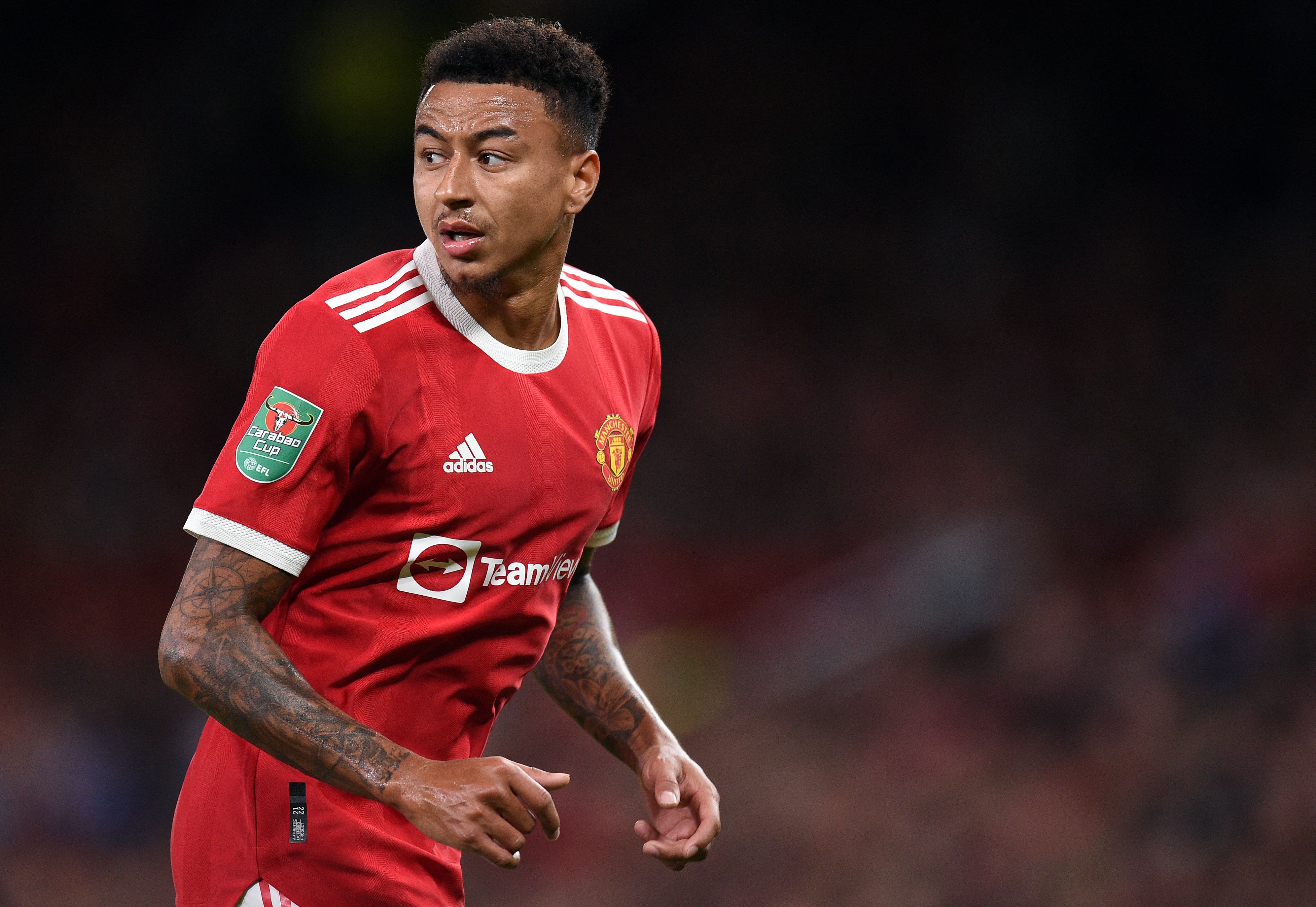 Gelandang Manchester United Jesse Lingard