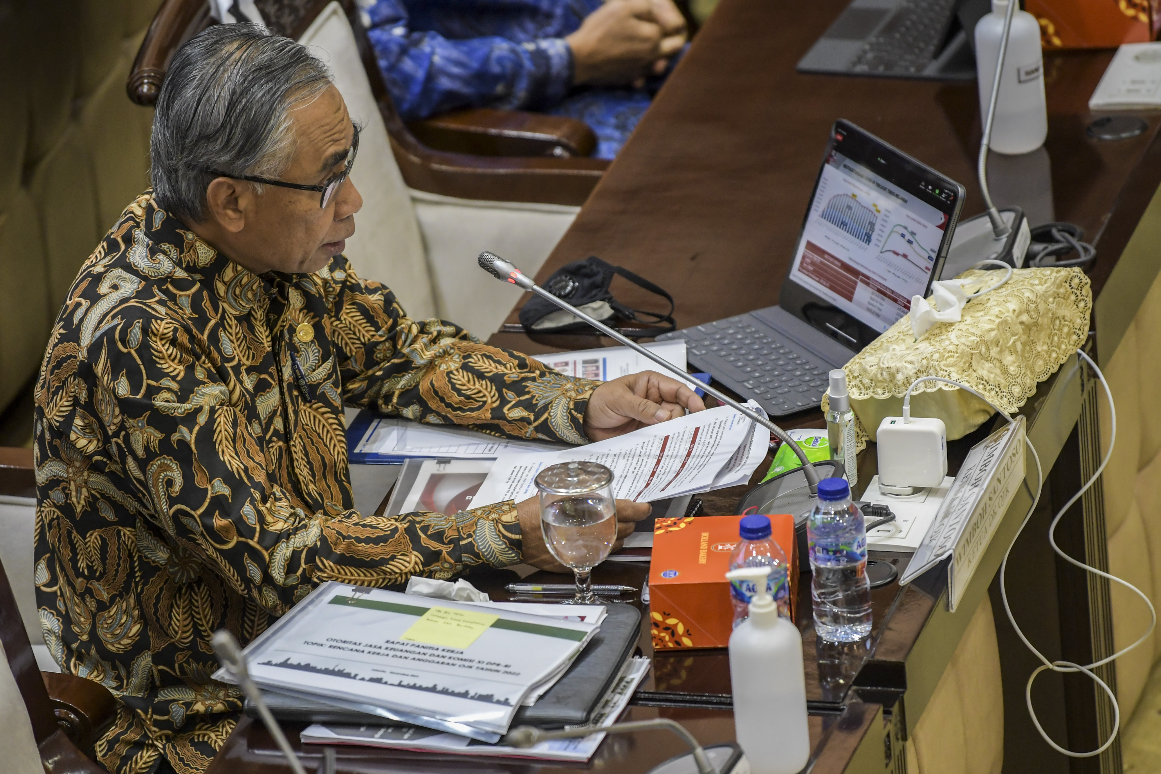 Ketua Dewan Komisioner Otoritas Jasa Keuangan (OJK) Wimboh Santoso.
