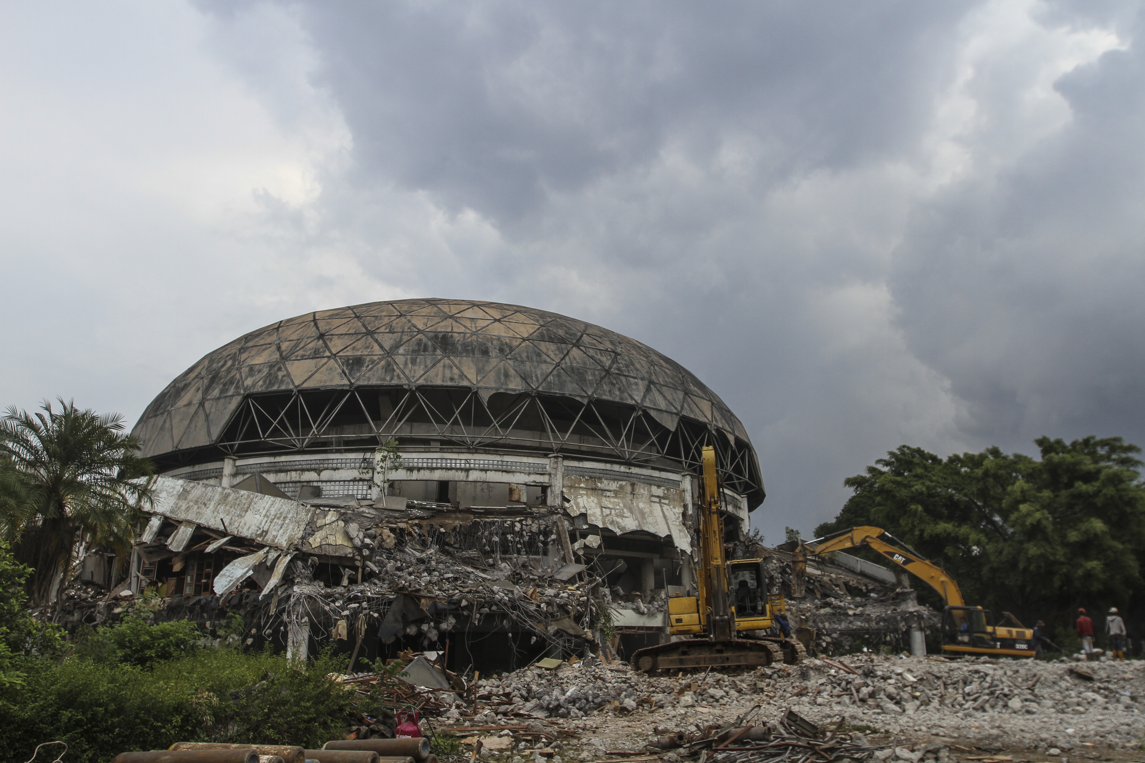 Proyek revitalisasi TMII yang dikerjakan Kementerian PUPR