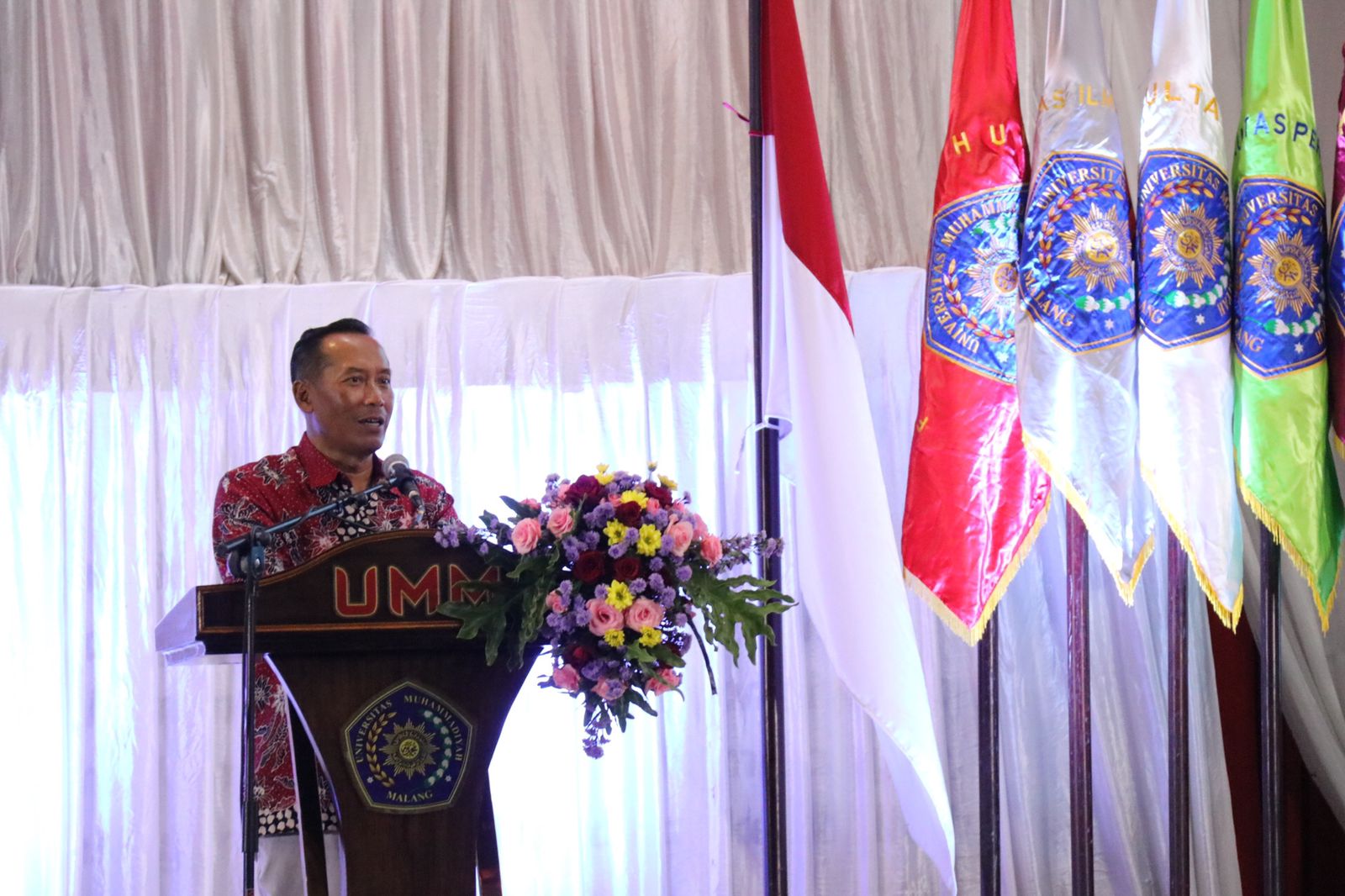 Rektor Universitas Muhammadiyah Malang, Dr Fauzan. 