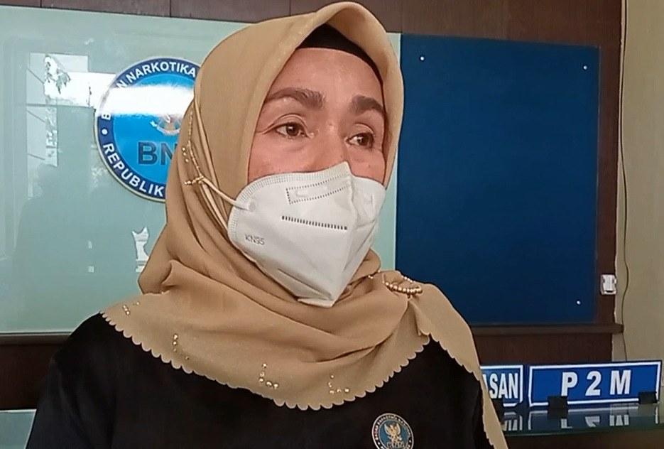 Pelaksana Tugas (Plt) Kepala BNN Langkat, Rosmiyati.