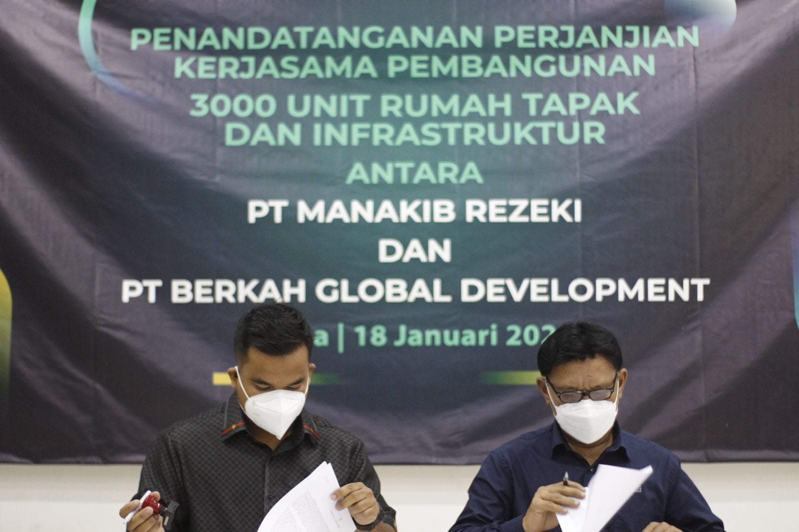 Kerja sama Berkah Global Development dengan Manakib