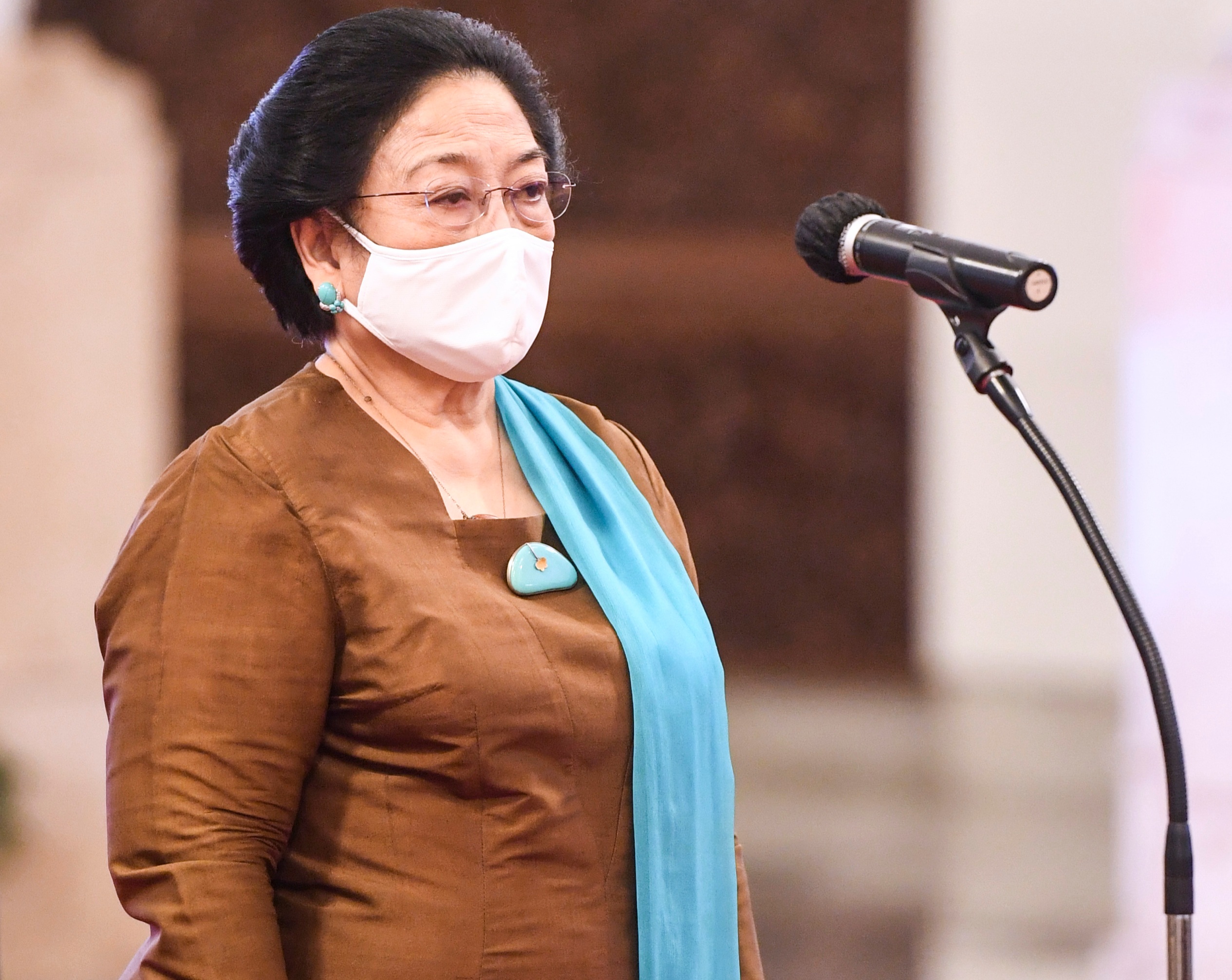 Momen Presiden Ke-5 RI Megawati Soekarnoputri dilantik sebagai Ketua Dewan Pengawah BRIN