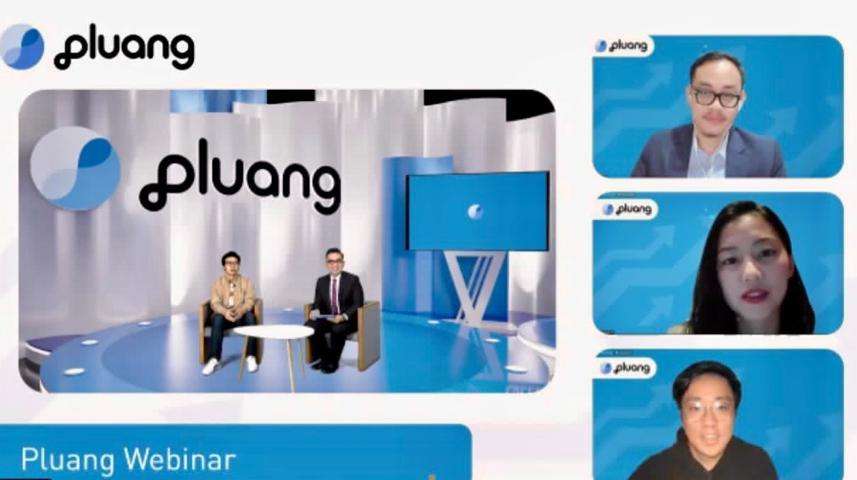 Webinar yang diselenggarakan Pluang, aplikasi investasi fraksional yang menjadi salah satu perusahaan rintisan wealth tech.