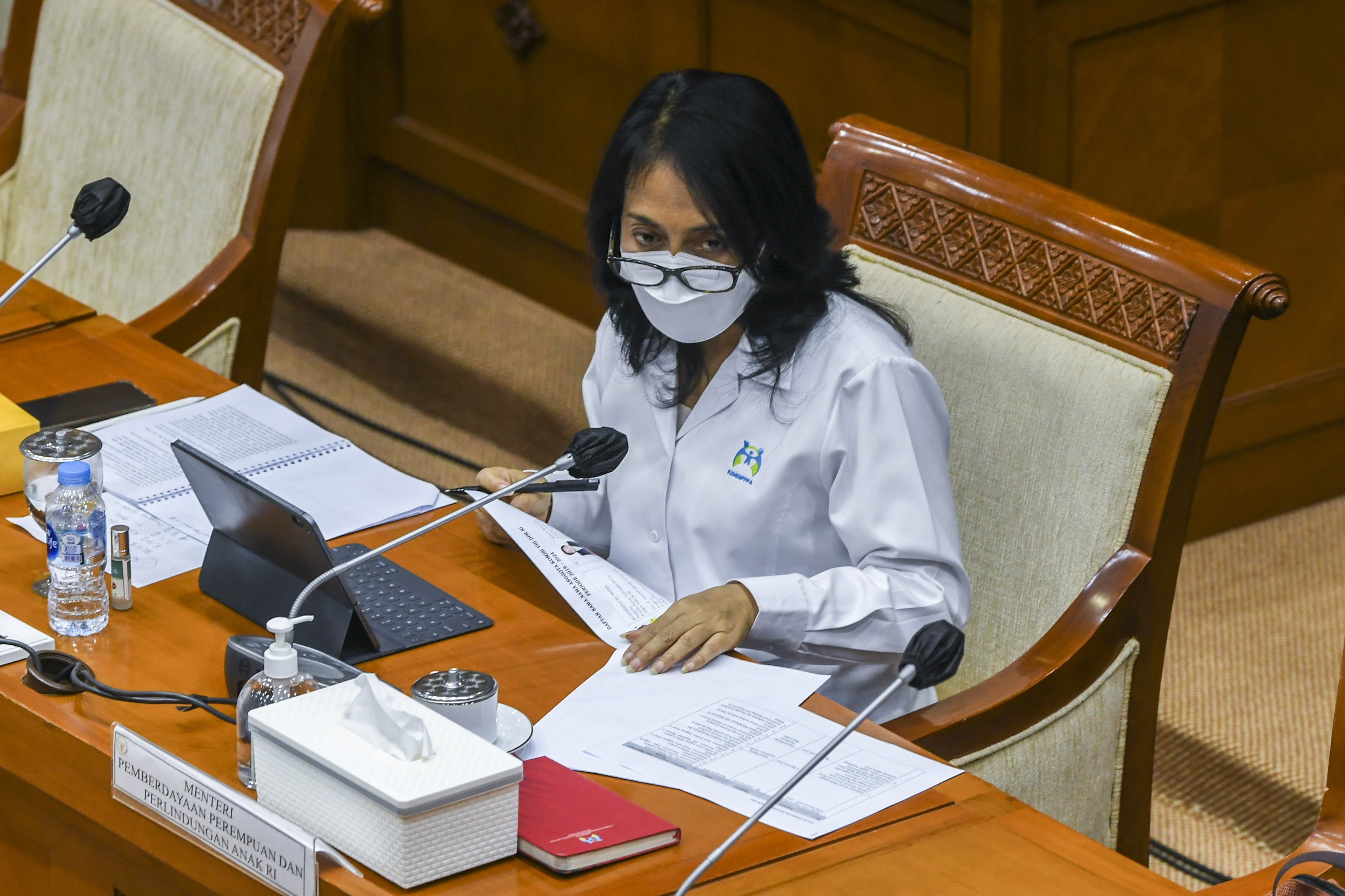 Menteri Pemberdayaan Perempuan dan Perlindungan Anak I Gusti Ayu Bintang Darmawati