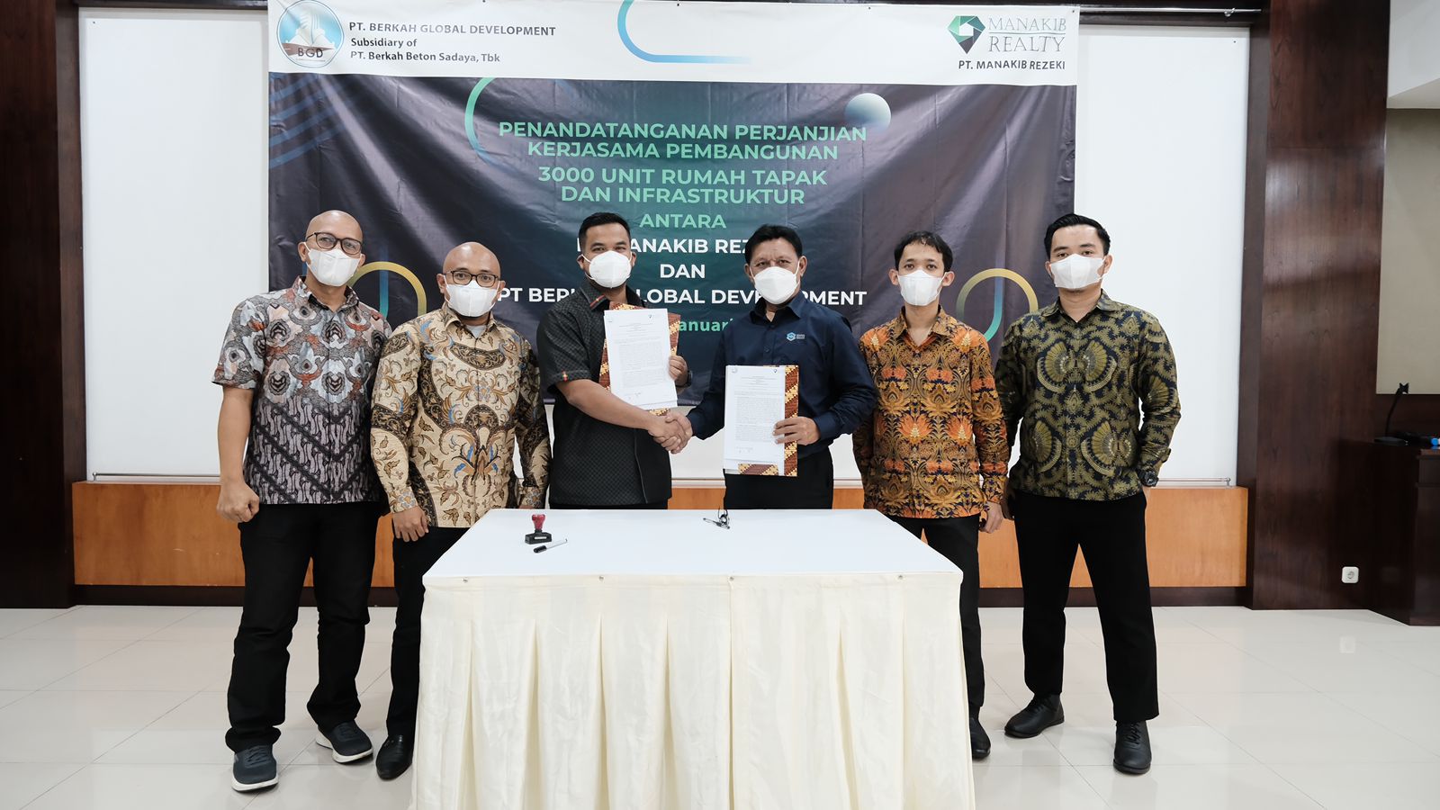 Kontrak kerja sama BEBS dalam pembangunan kawasan perumahan