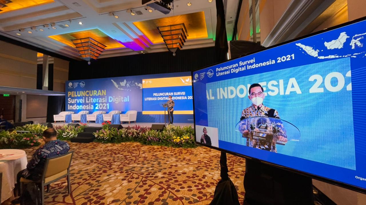 Peluncuran Indeks Literasi Digital Indonesia 2021