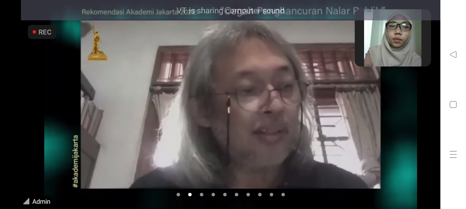 Ketua Akademi Jakarta Seno Gumira Ajidarma