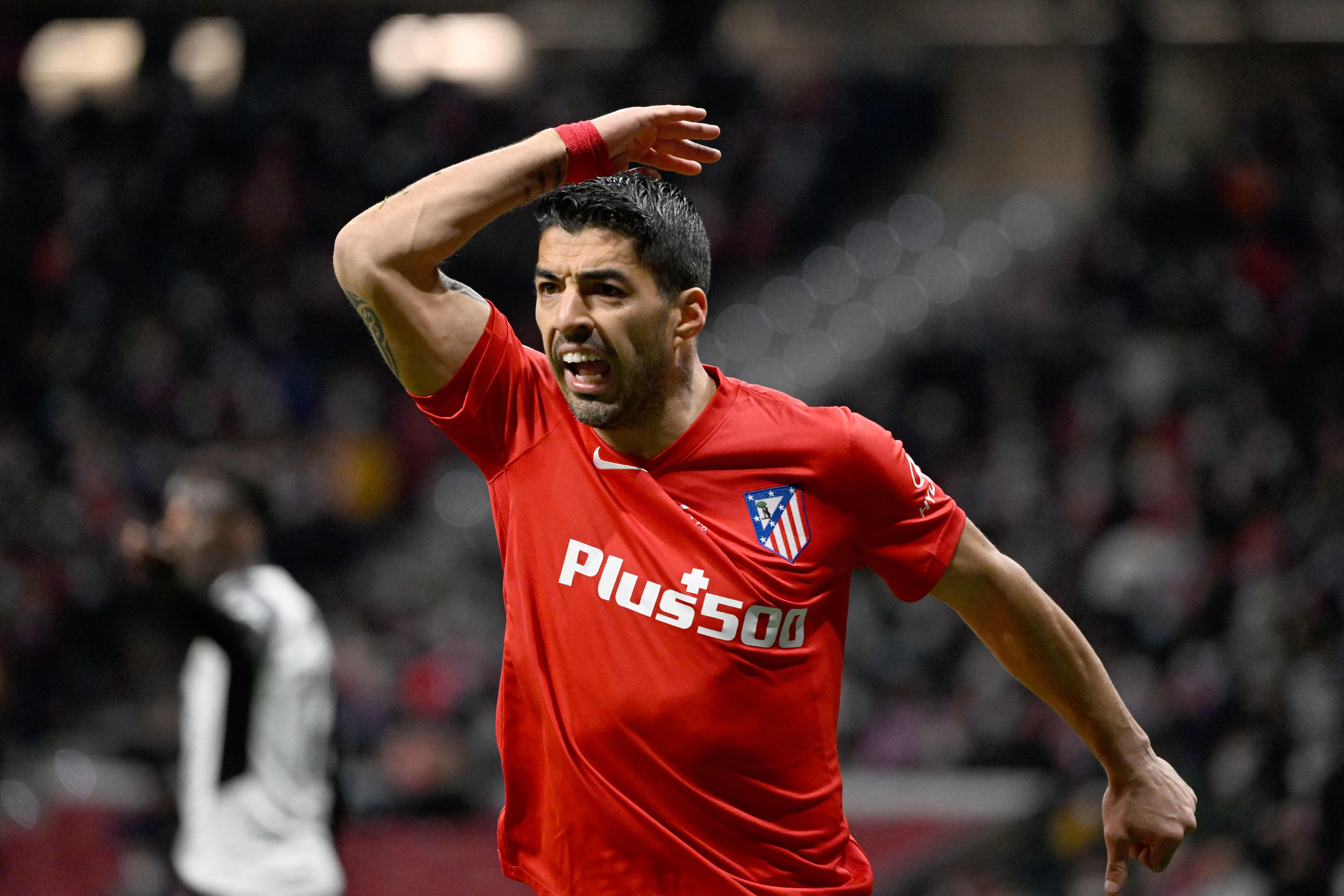Penyerang Atletico Madrid Luis Suarez