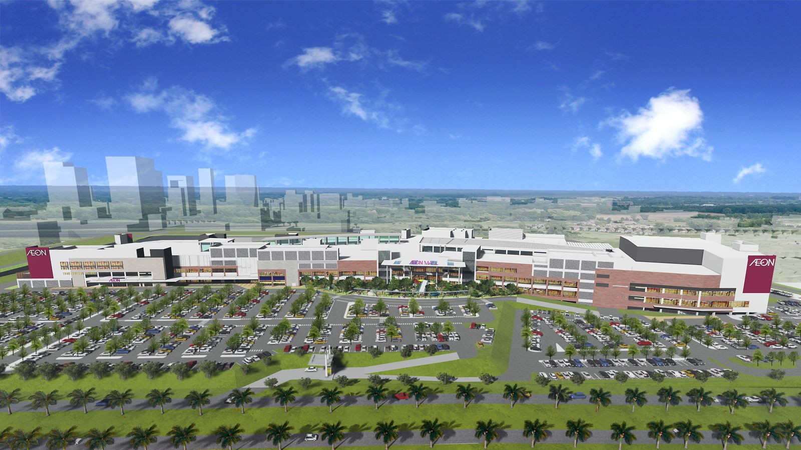 Ilustrasi. Maket AEON Mall Deltamass