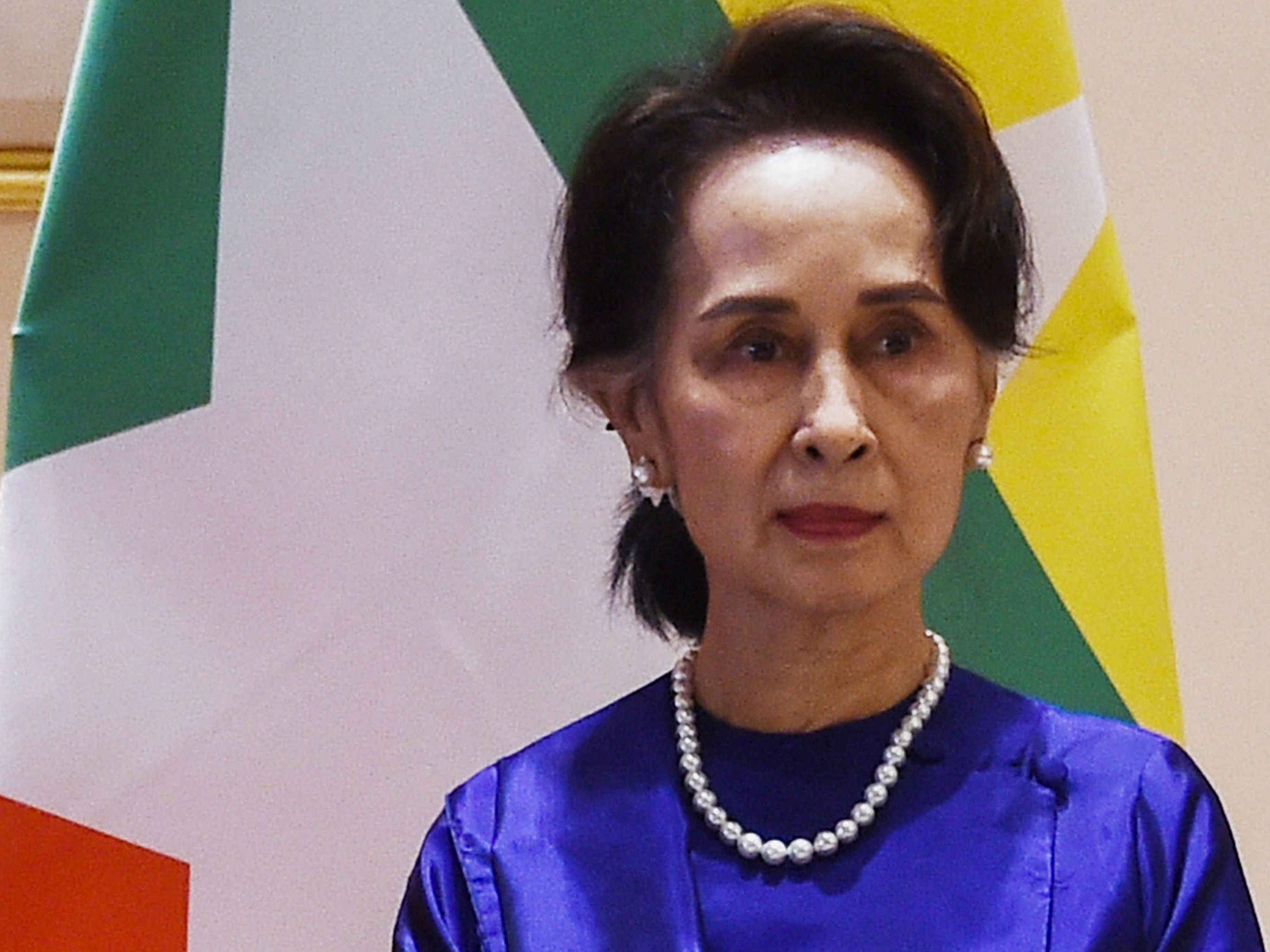 Aung San Suu Kyi. 