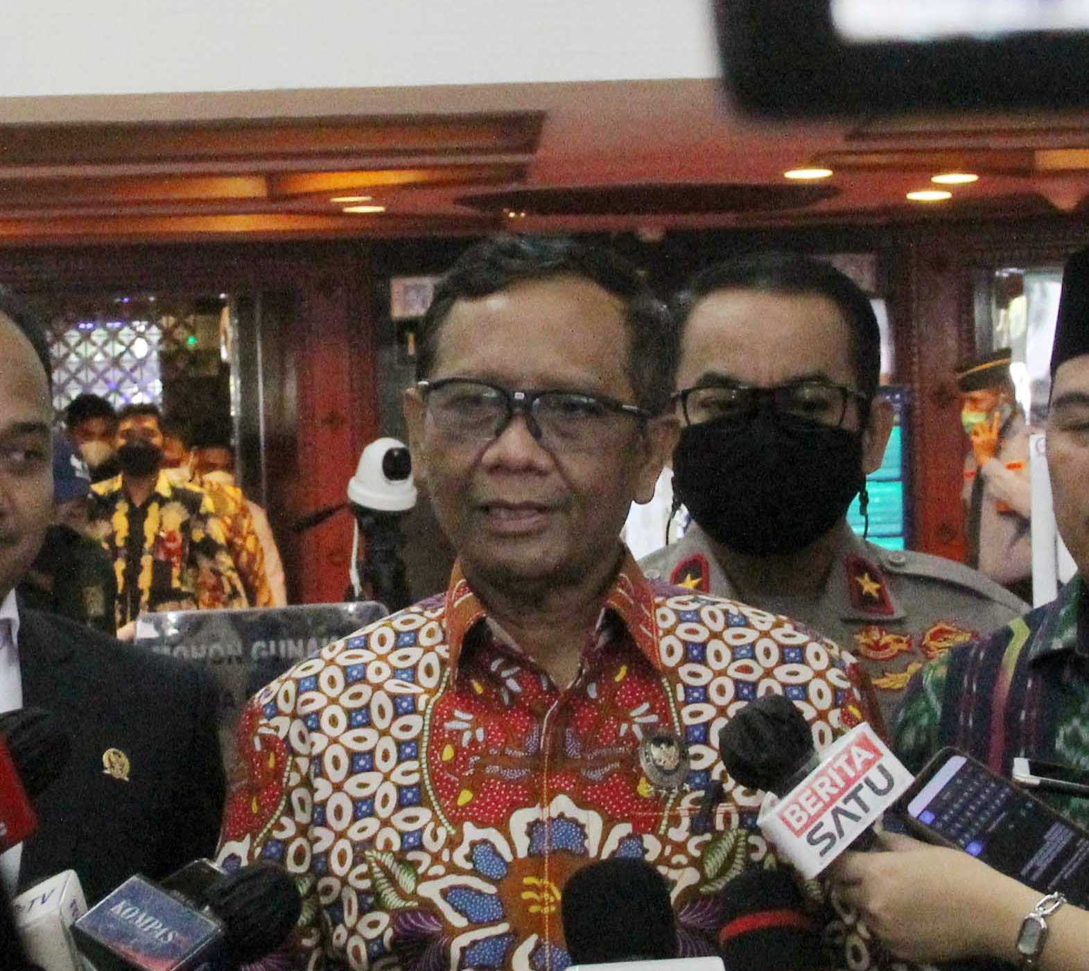 Menteri Koordinator Bidang Politik, Hukum dan Keamanan Mahfud MD. 