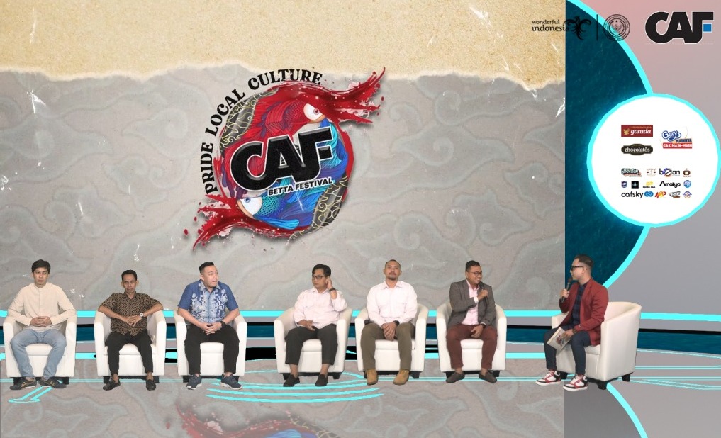 Konferensi pers tentang pelaksanaan 'Caf Betta Festival' di di Trans Studio Mall, Bandung.