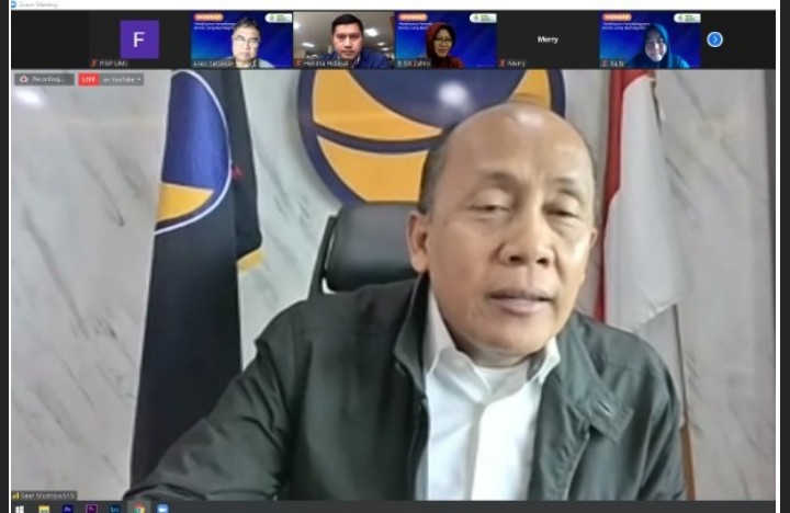 Saan Mustopa dalam seminar bertajuk Pentingnya Penyelenggara Pemilu yang Berintegritas