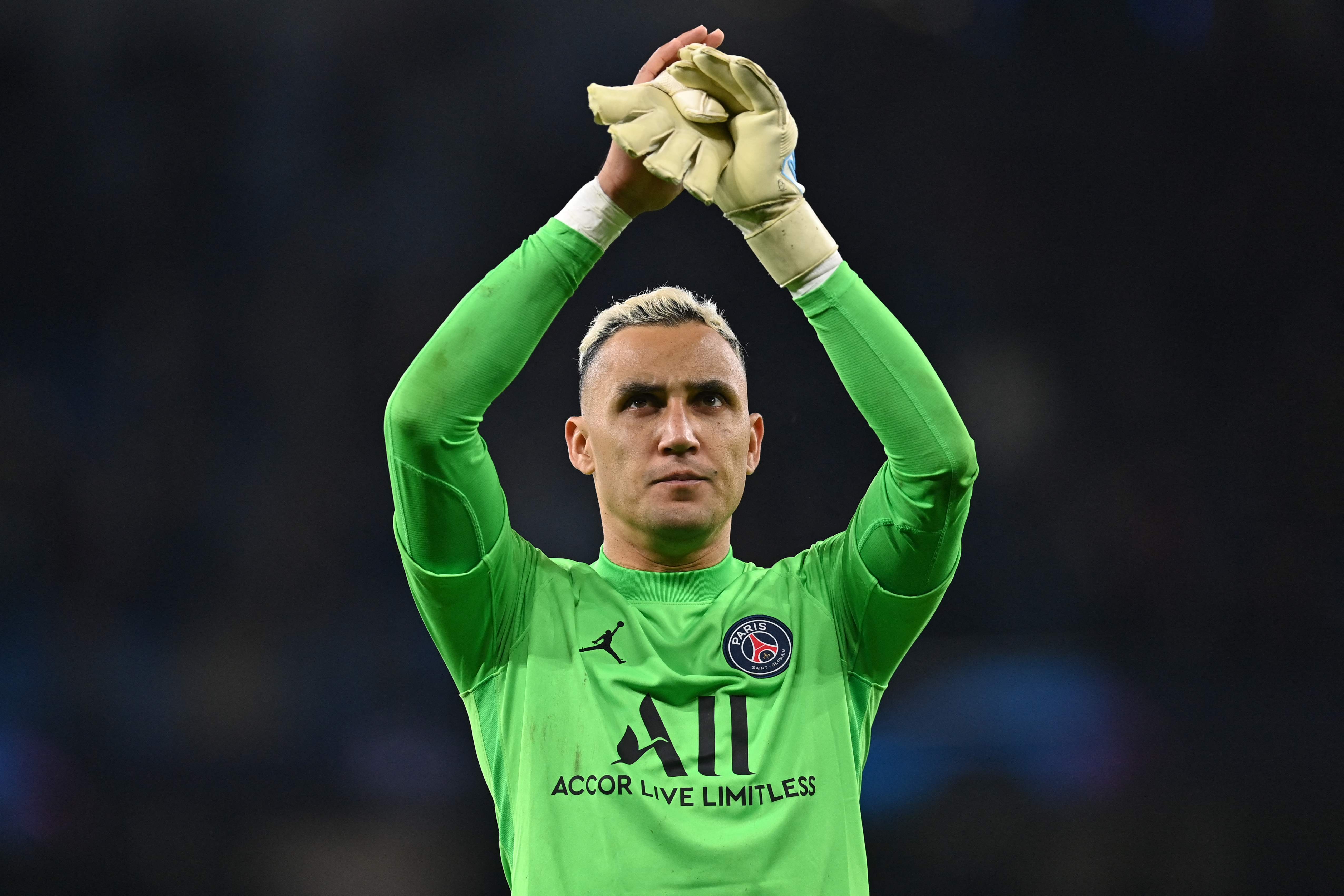 Penjaga gawang PSG Keylor Navas
