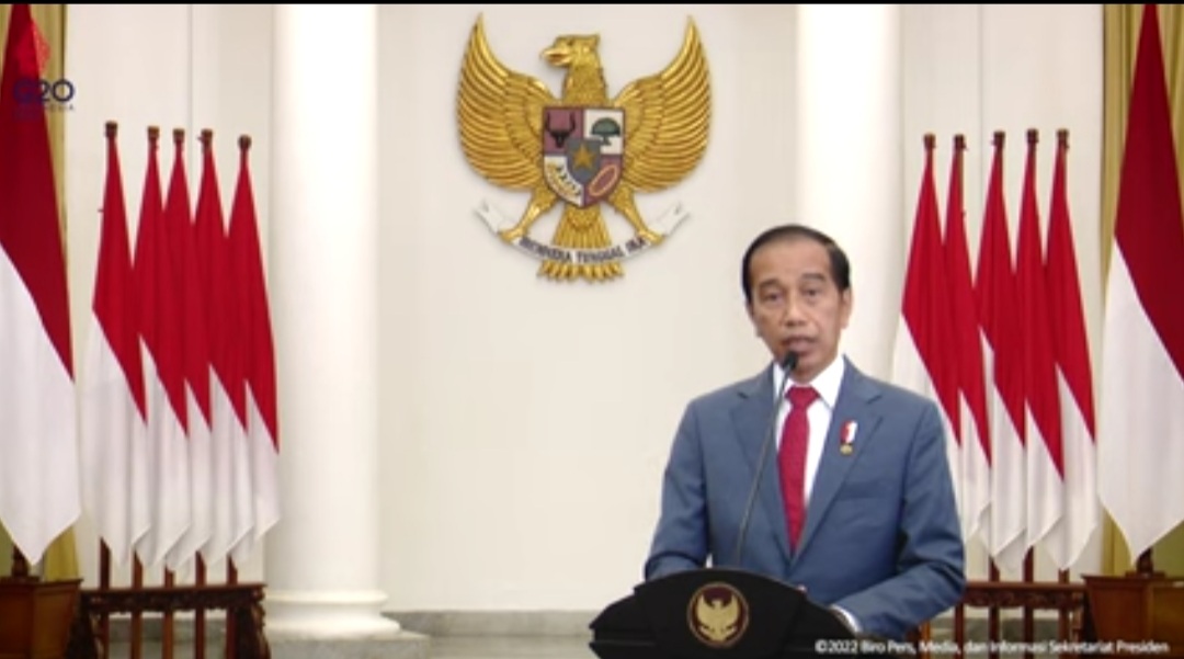 Presiden Joko Widodo saat membukja B20 Meeting