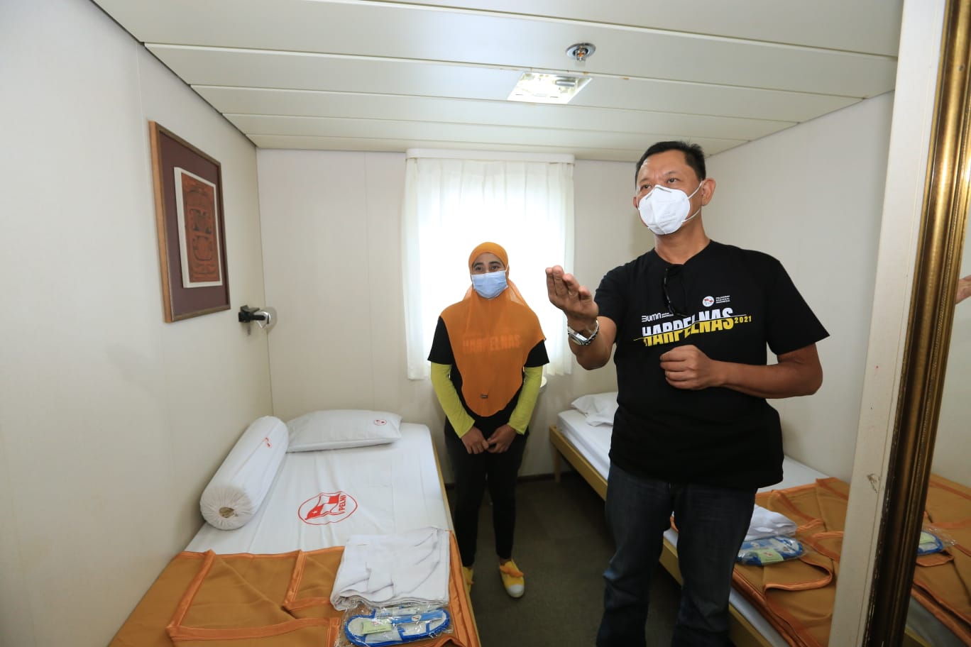 Kamar di KM Sinabung dan KM Kelud yang bisa digunakan wisatawan saat GP Mandalika