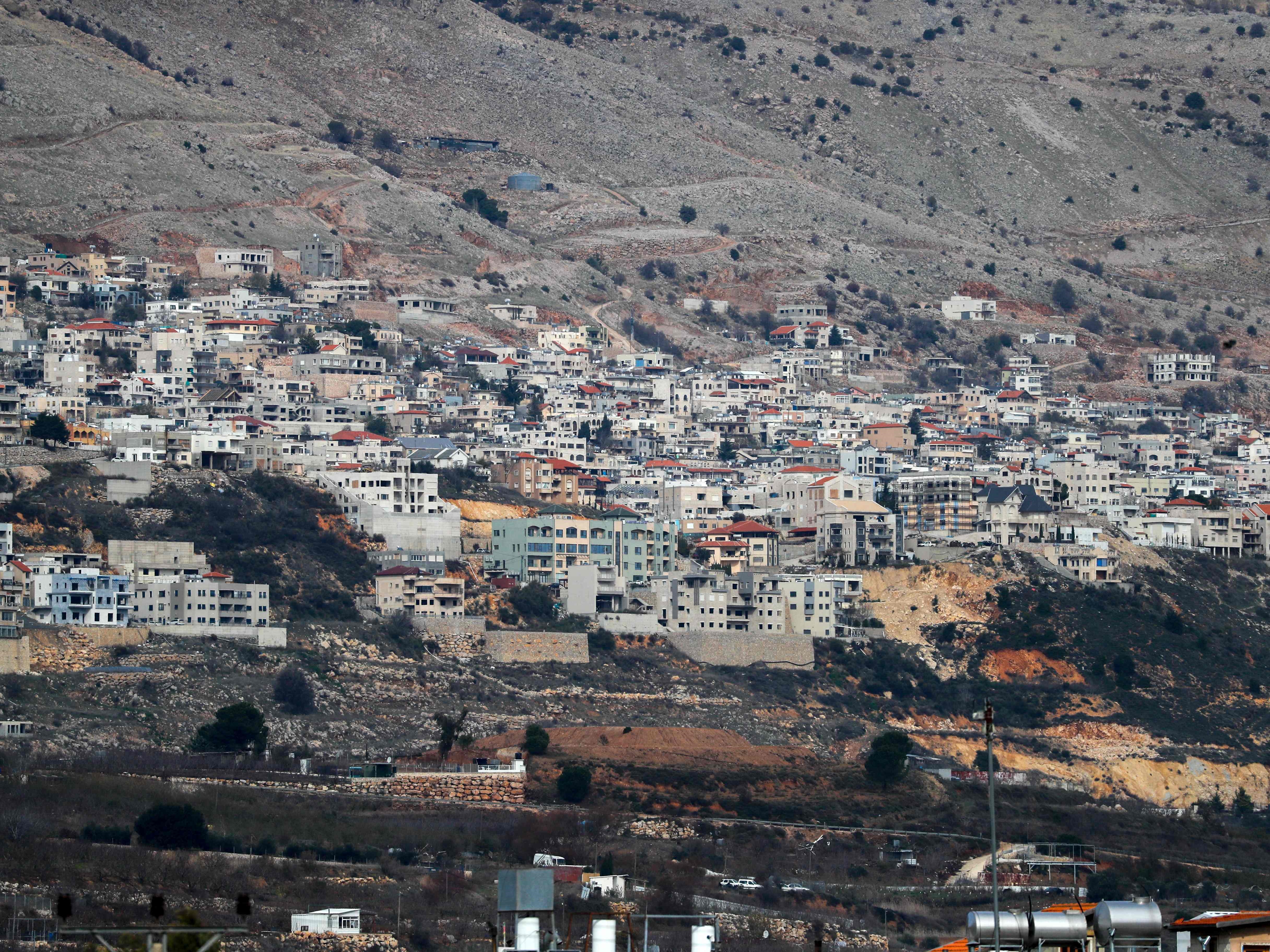 Desa Majdal Shams di Dataran Tinggi Golan yang dicaplok Israel, pada 28 Desember 2021.