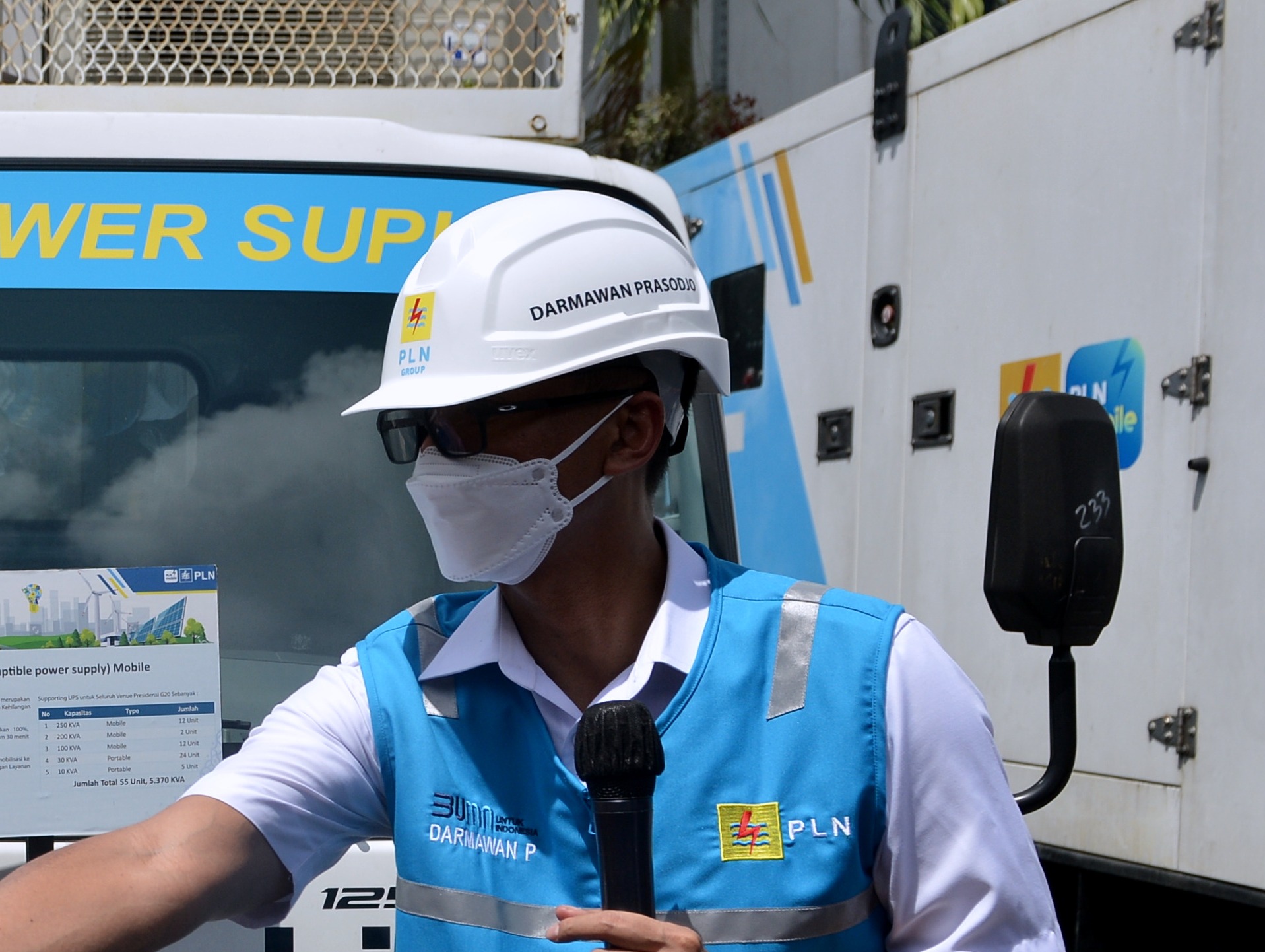 Direktur Utama PT Perusahaan Listrik Negara (PLN) Darmawan Prasodjo.