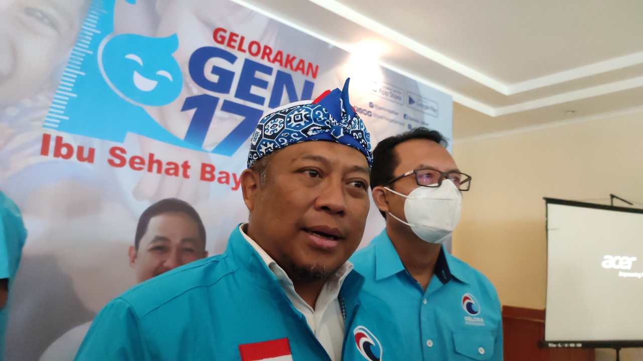 Ketua Partai Gelora Jawa Barat Haris Yuliana